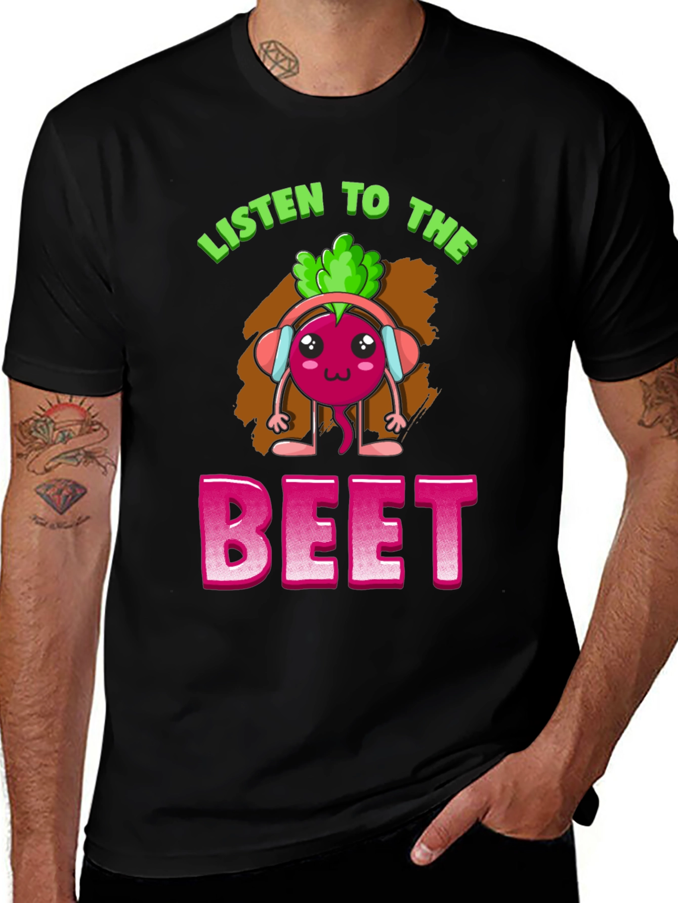 Variant 9 of Listen to the Beet Graphic T-Shirt