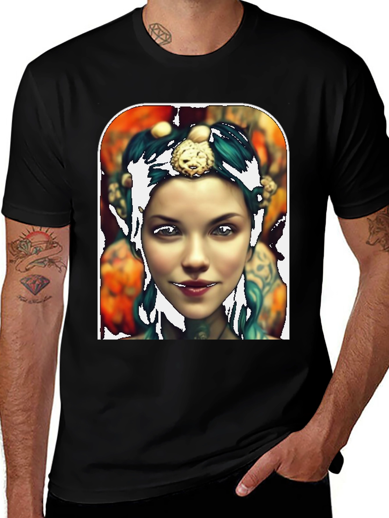Variant 22 of Artistic Portrait Tee - Unique Graphic Print