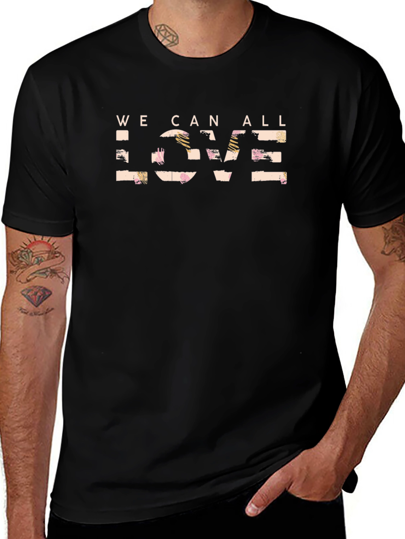 Variant 20 of We Can All Love Graphic T-Shirt