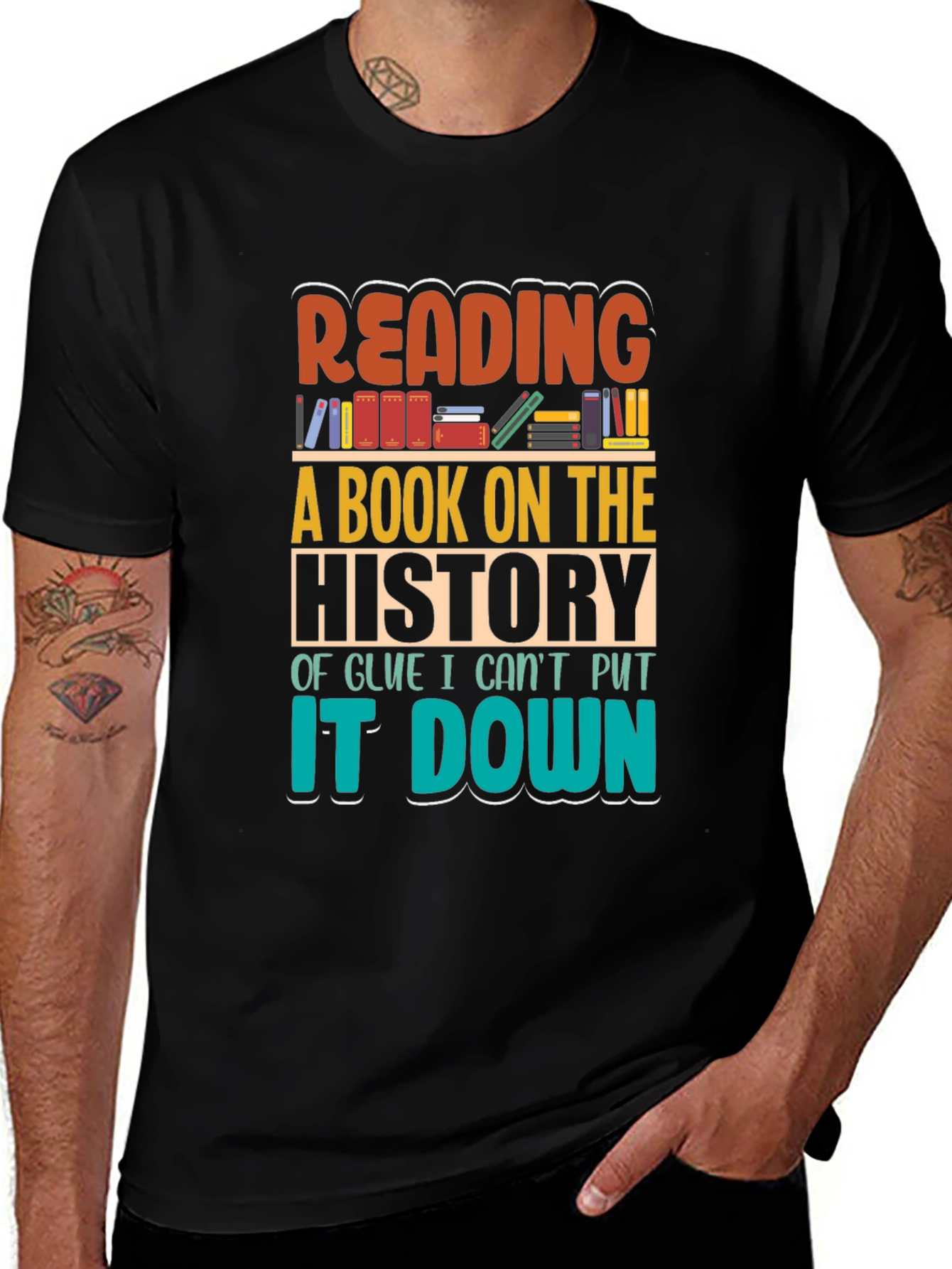 Variant 15 of Funny Reading Book On History T-Shirt