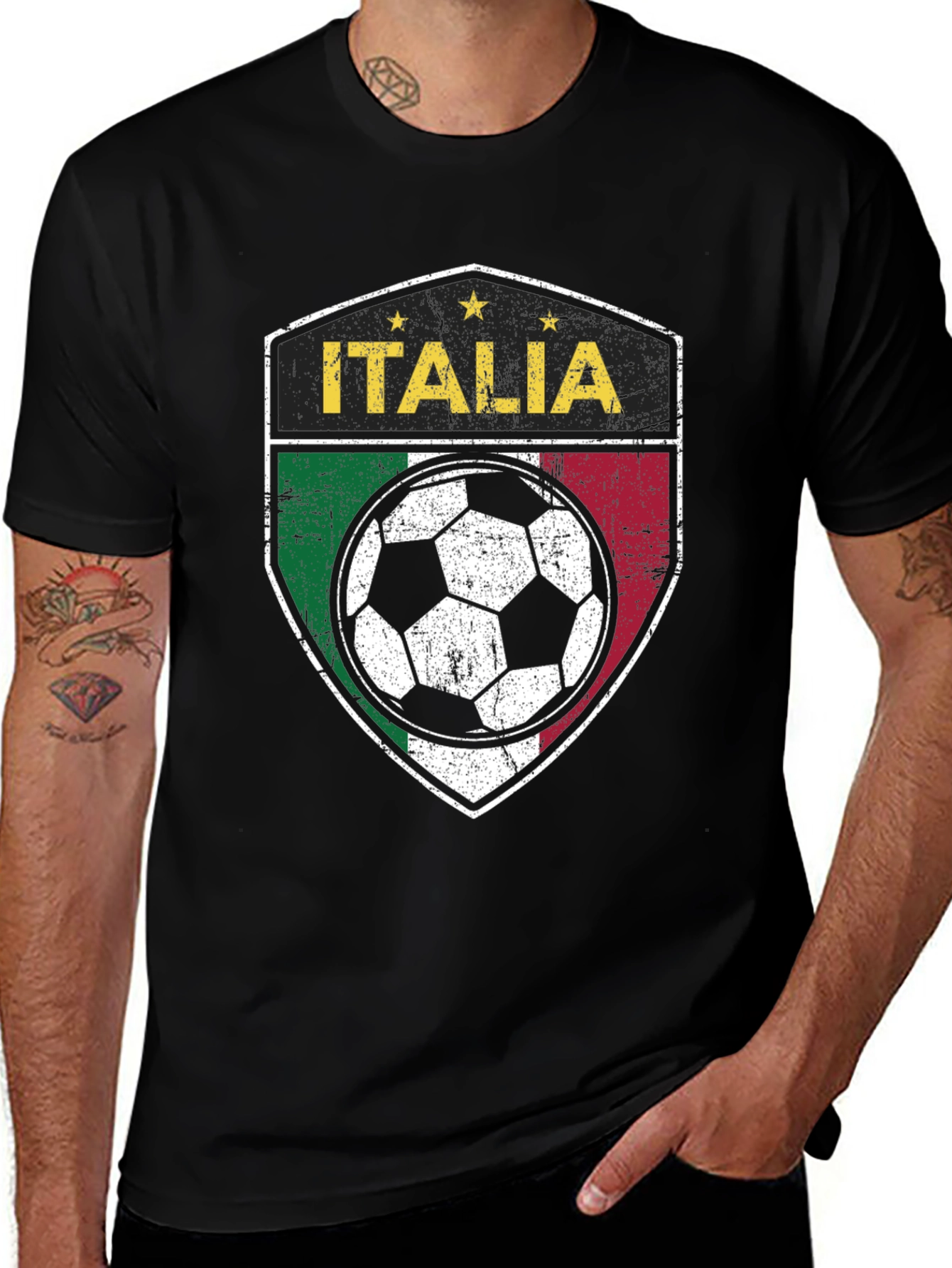 Variant 25 of Italia Soccer T-Shirt