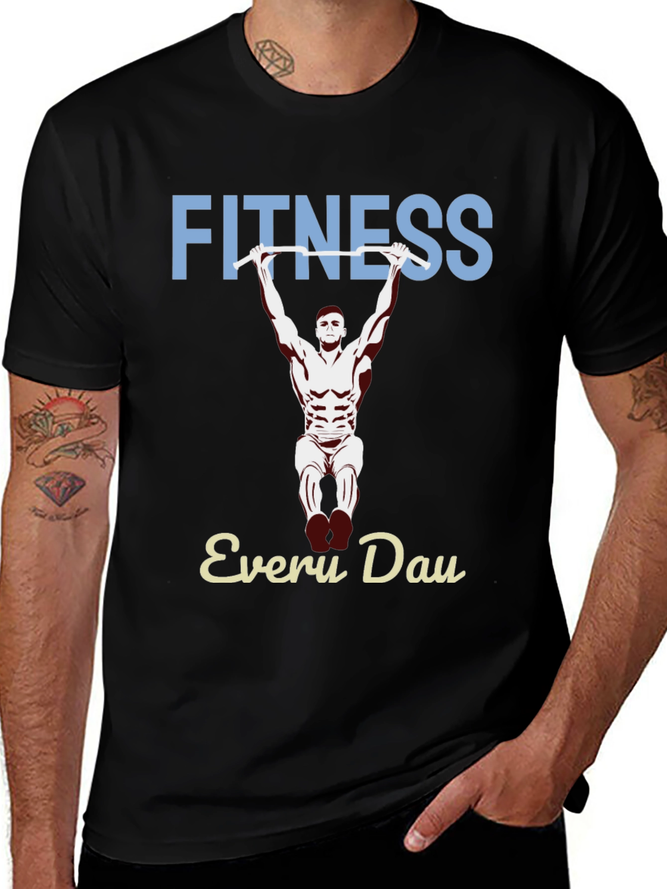 Variant 19 of Fitness Every Day Graphic Tee