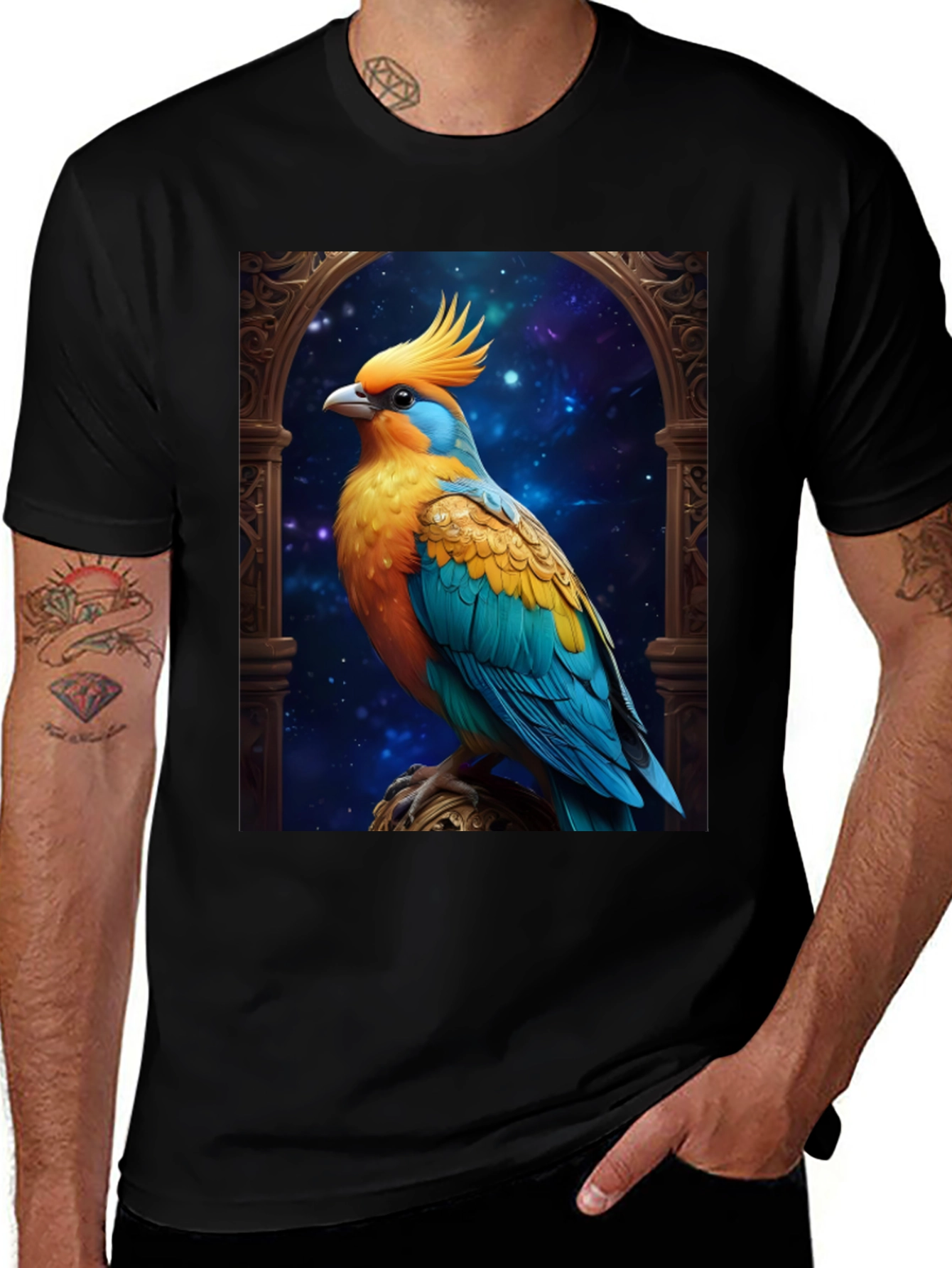 Variant 16 of Exotic Bird Graphic T-Shirt