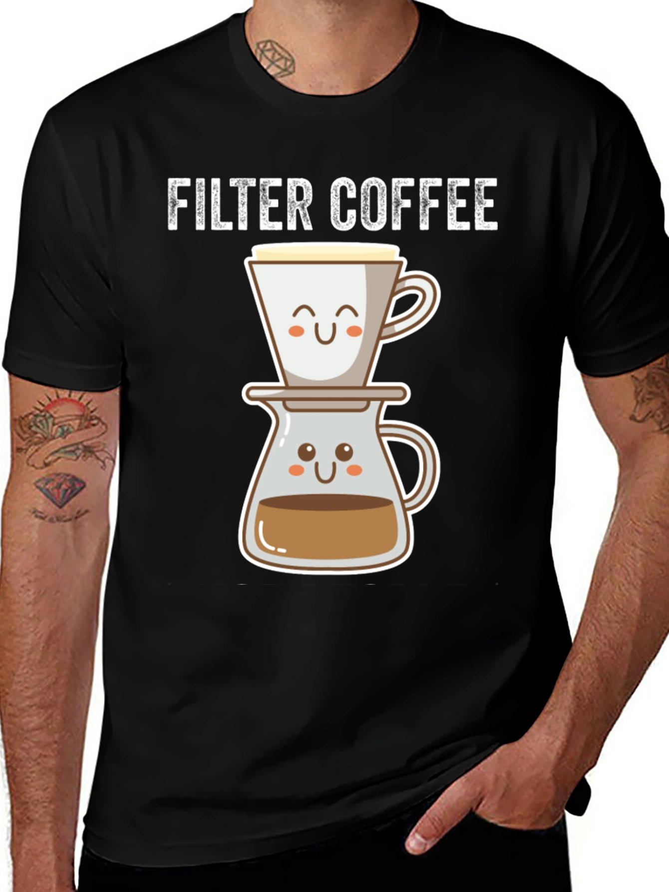 Variant 12 of Filter Coffee Graphic Tee - Brewtiful Design