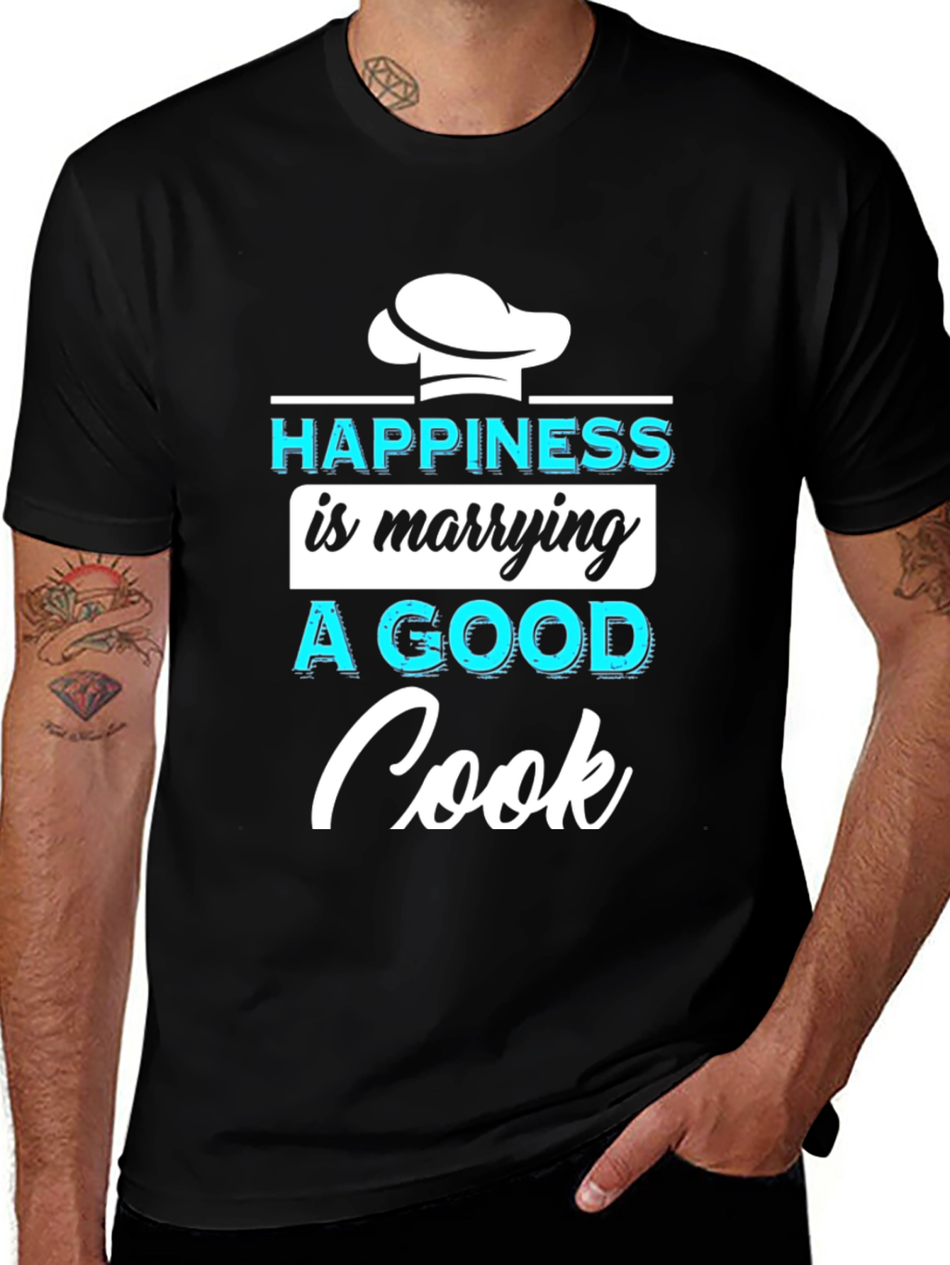 Variant 9 of Happiness is Marrying A Good Cook T-Shirt