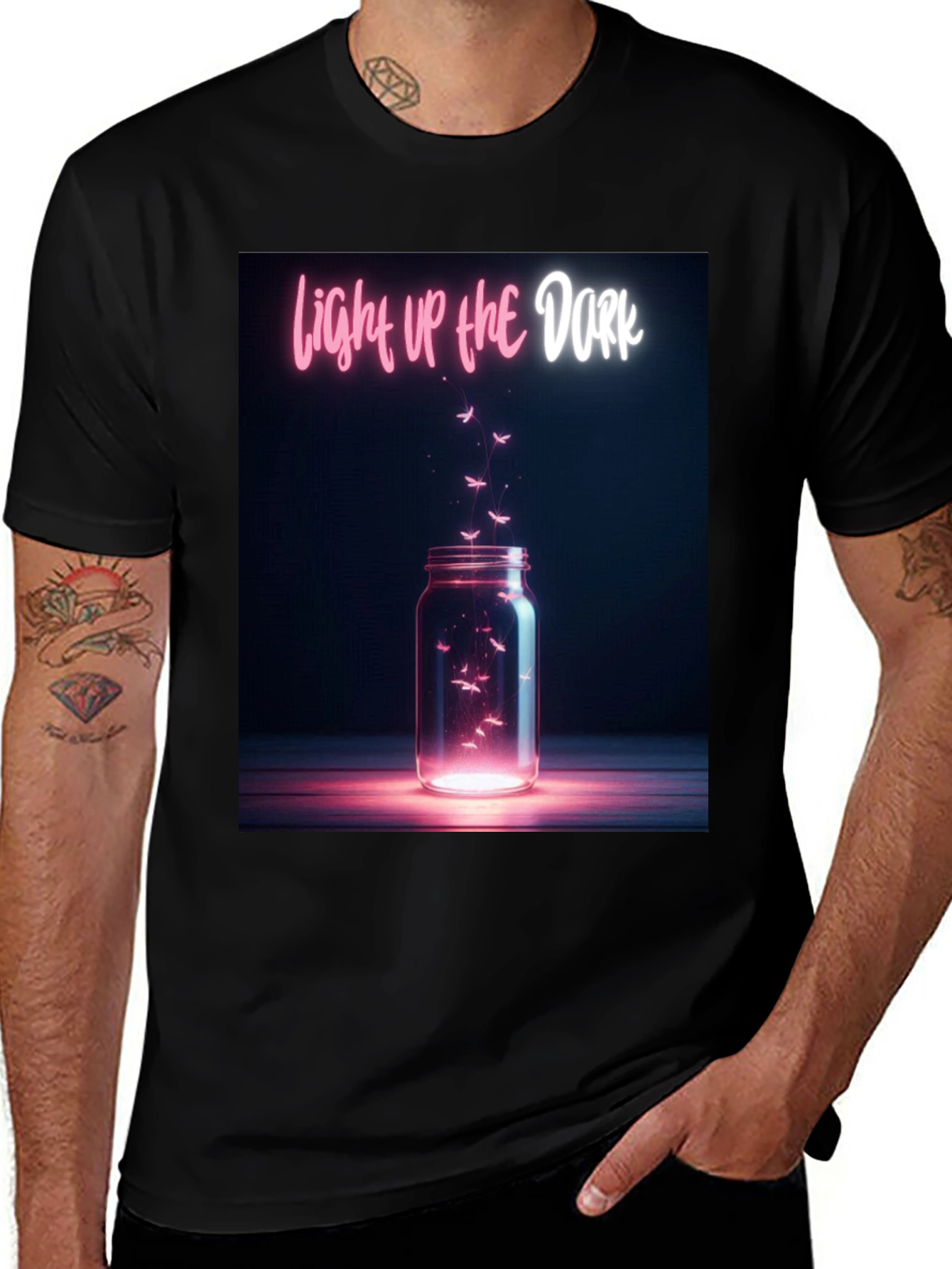 Variant 13 of Light Up the Dark Graphic Tee