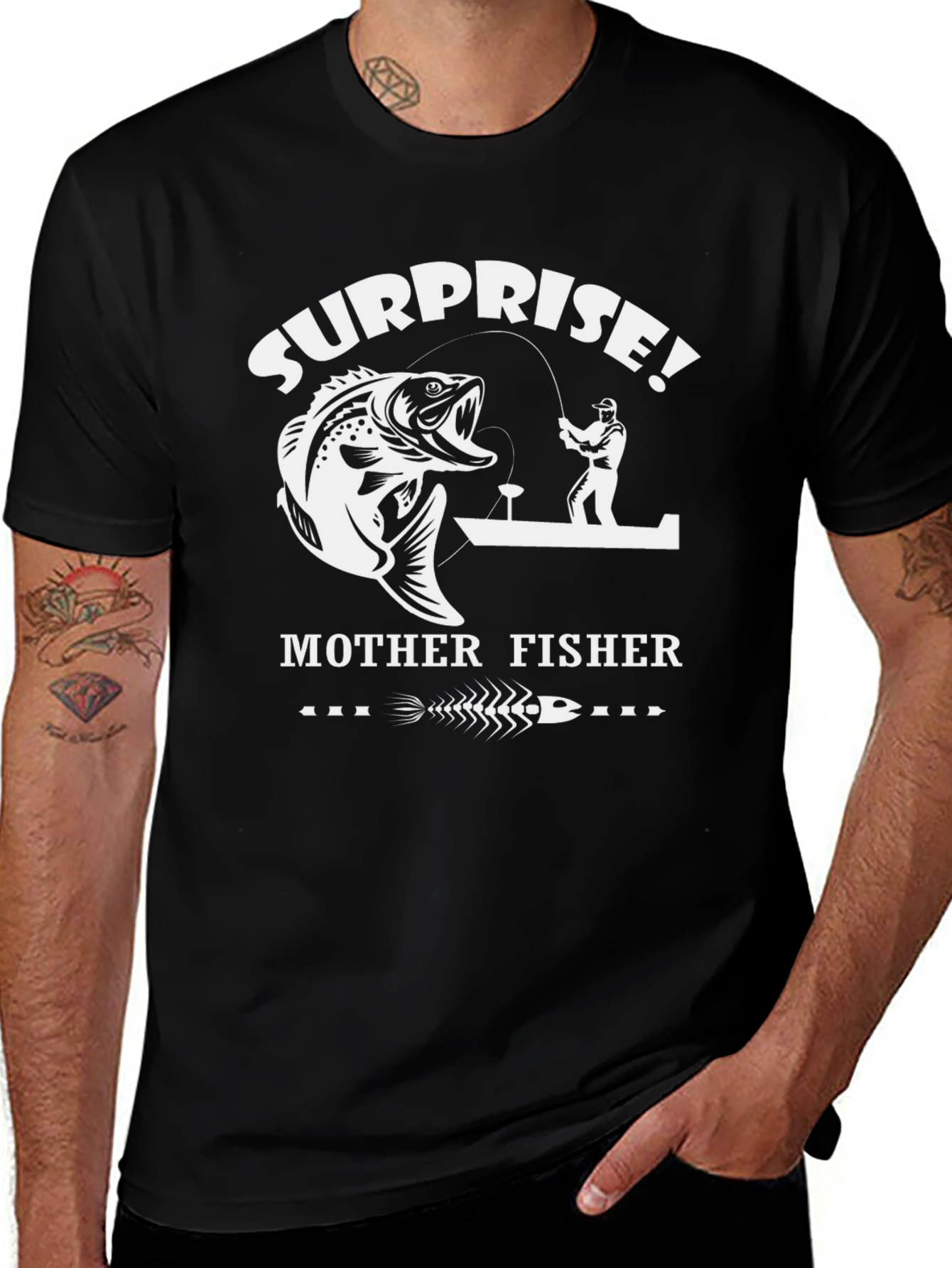 Variant 27 of Mother Fisher Surprise! Graphic T-Shirt