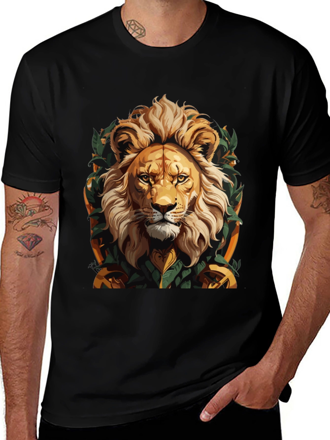 Variant 13 of Lion King T-Shirt - Black Graphic Tee