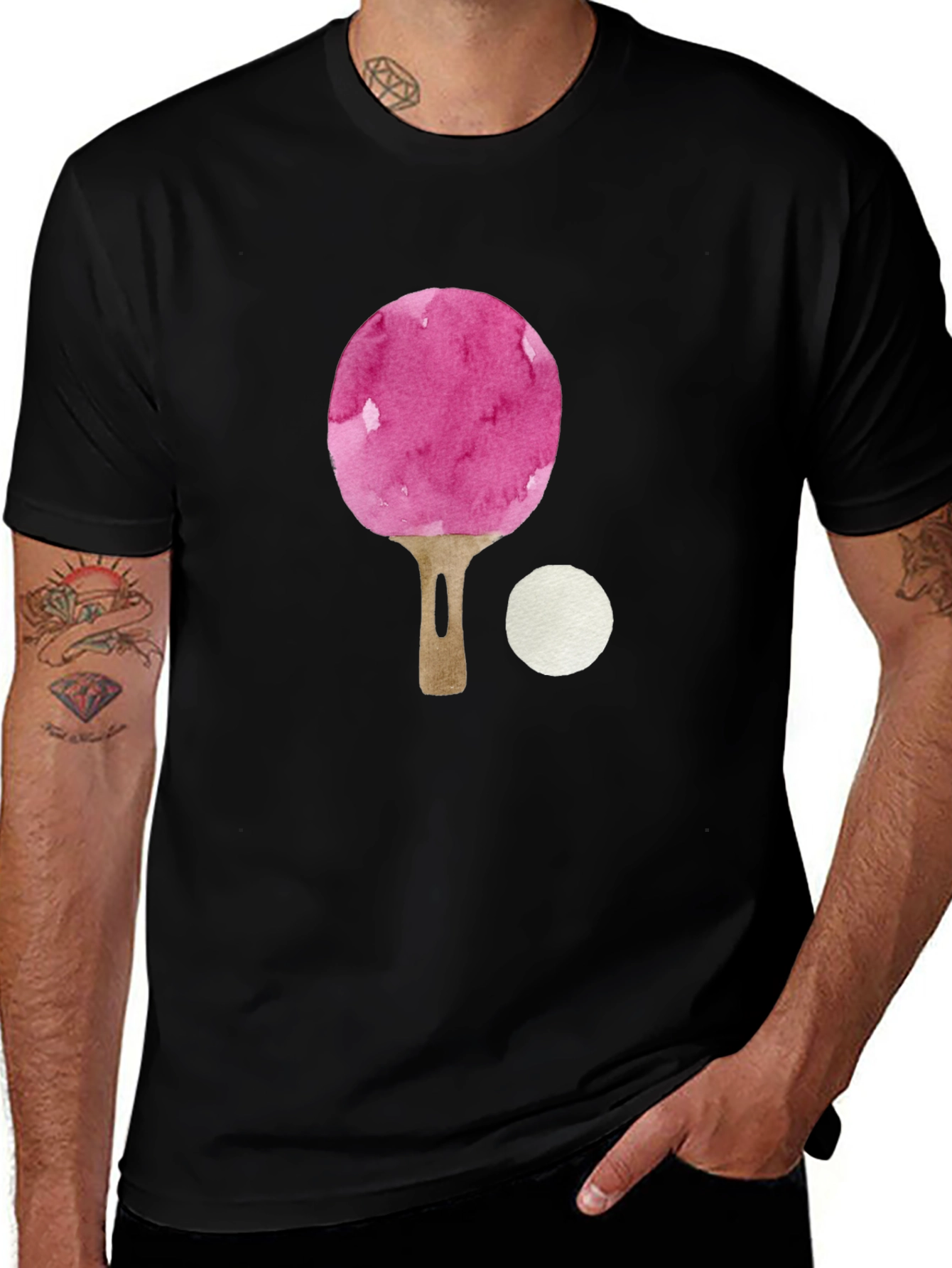Variant 30 of Ping Pong Paddle T-Shirt - Unique Graphic Tee