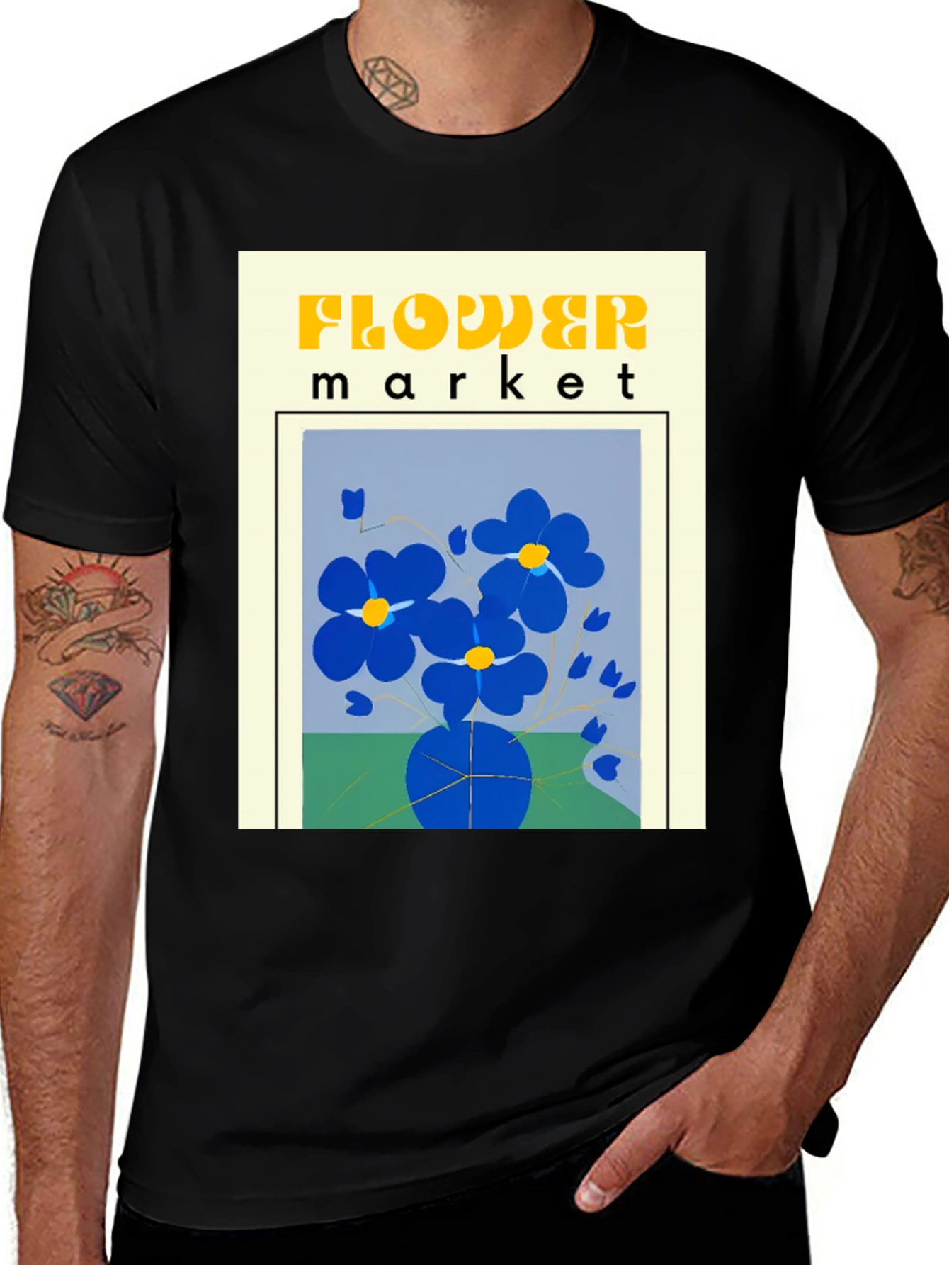 Variant 9 of Flower Market Graphic T-Shirt