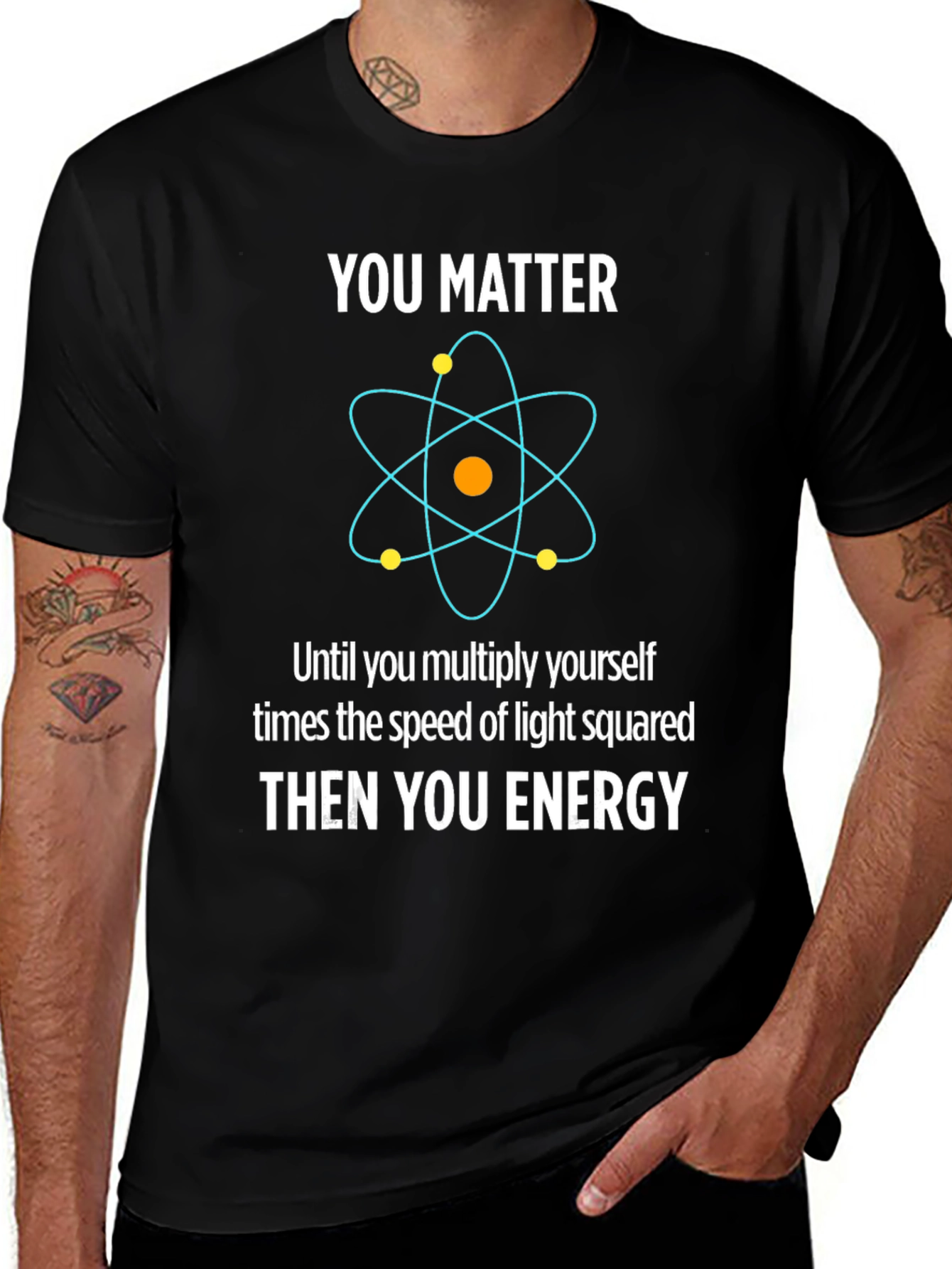Science Humor T-Shirt - Matter vs Energy