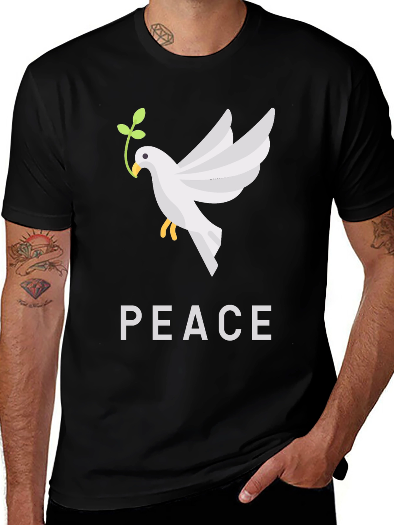 Variant 6 of Peace Dove Graphic T-Shirt - Stylish & Comfortable