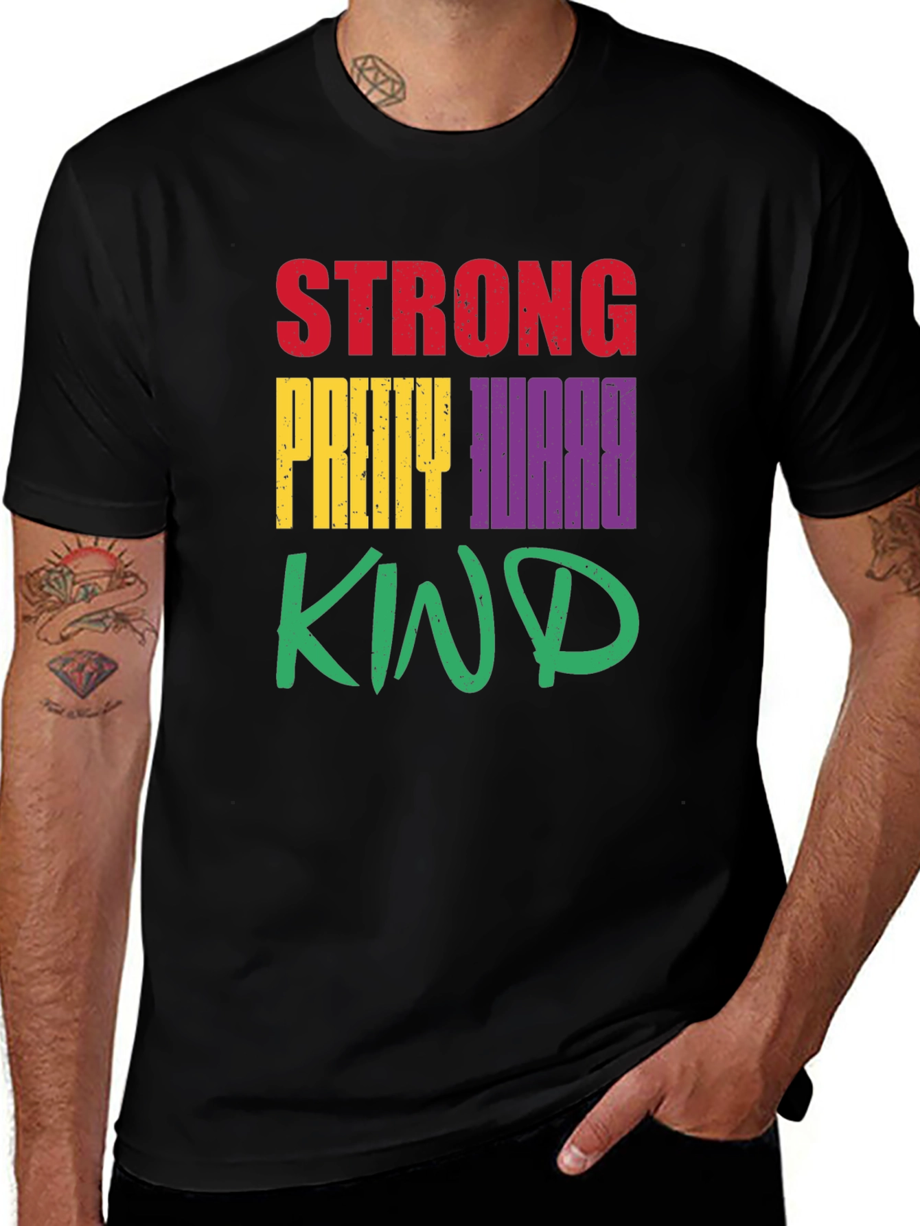 Variant 3 of Strong Pretty Worthy Kind Graphic T-Shirt