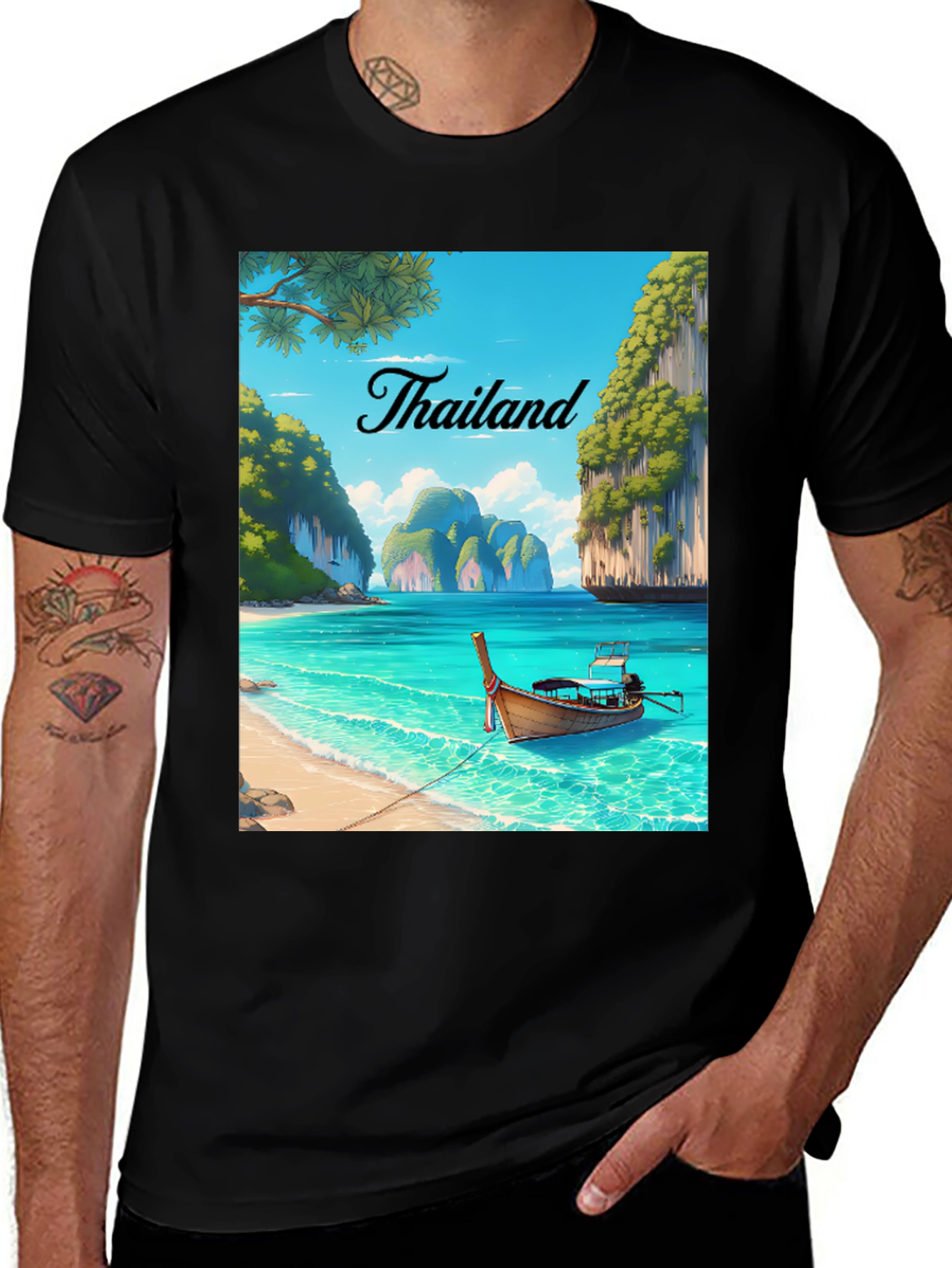 Thailand Beach T-Shirt - Tropical Vacation Tee