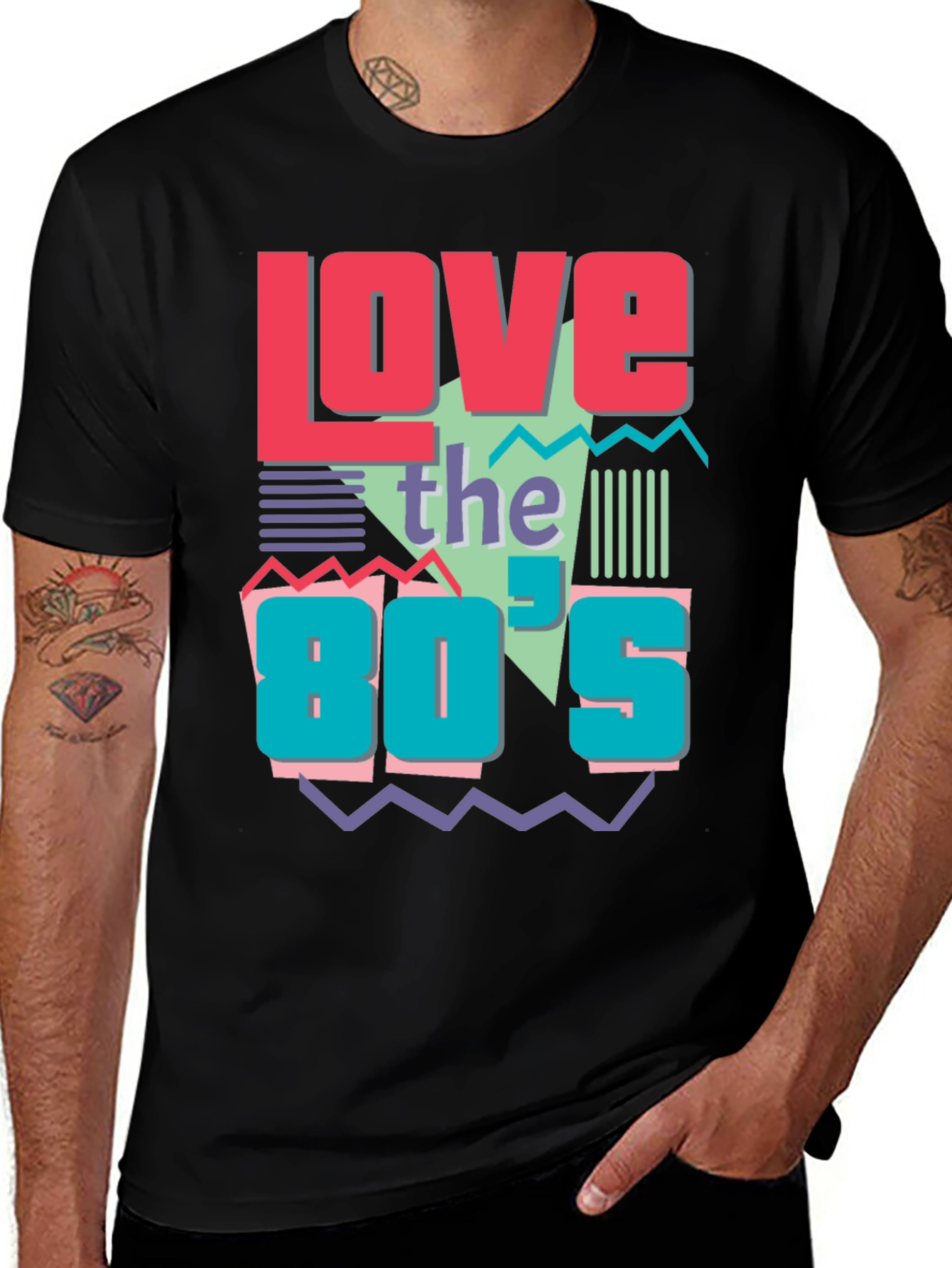 Variant 6 of Love the 80's Retro T-Shirt