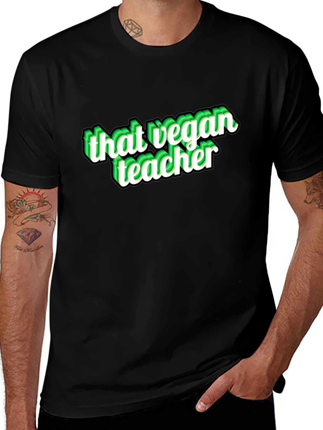Variant 15 of That Vegan Teacher Graphic Tee - Unisex