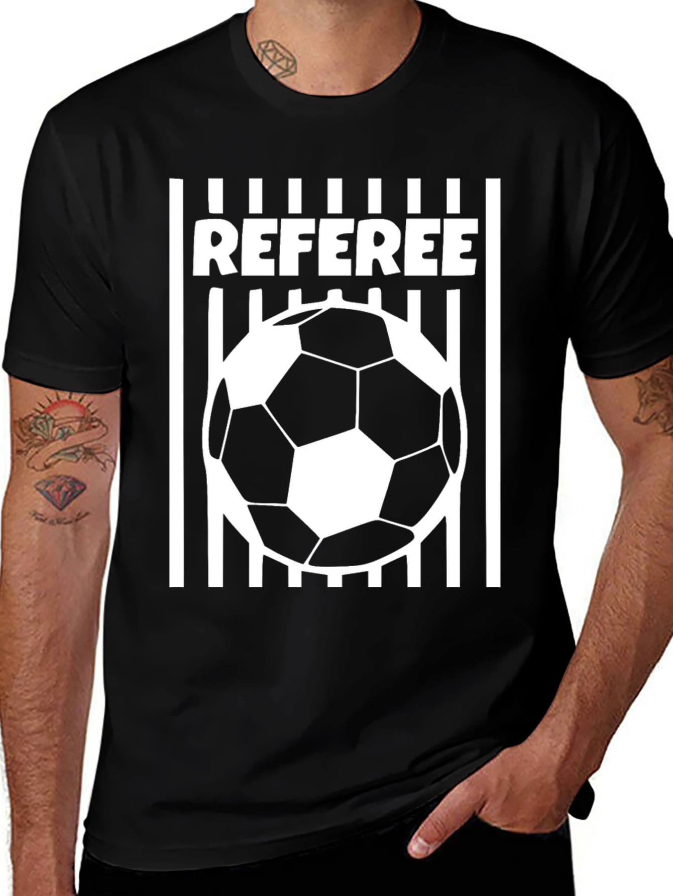 Variant 9 of Soccer Referee T-Shirt
