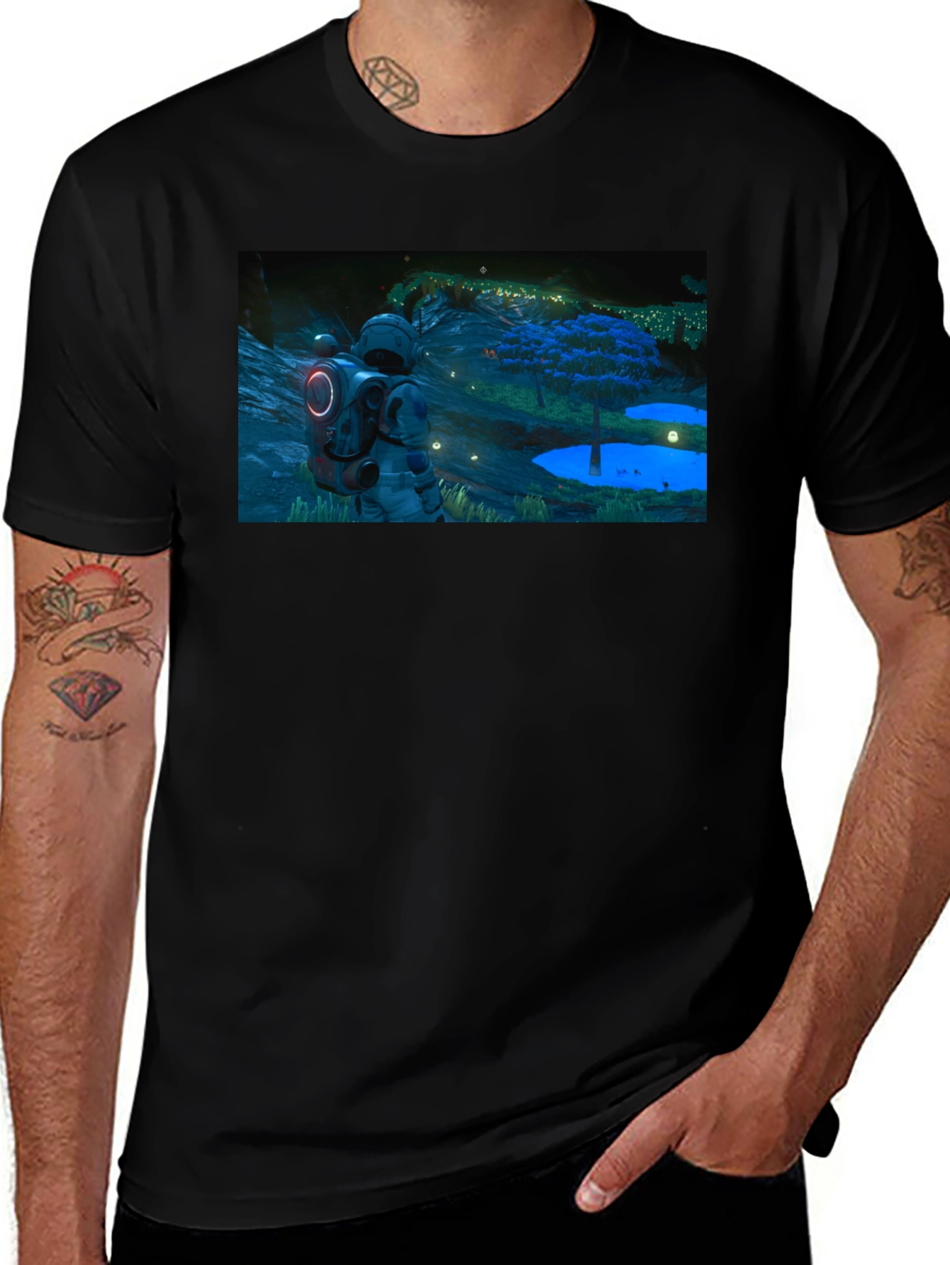 Astronaut No Man's Sky Black T-Shirt