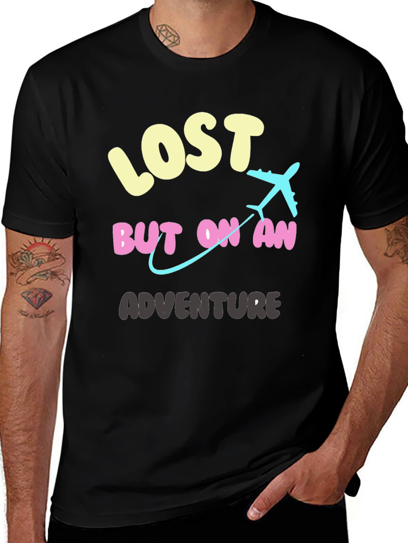 Variant 16 of Lost on an Adventure Graphic Tee