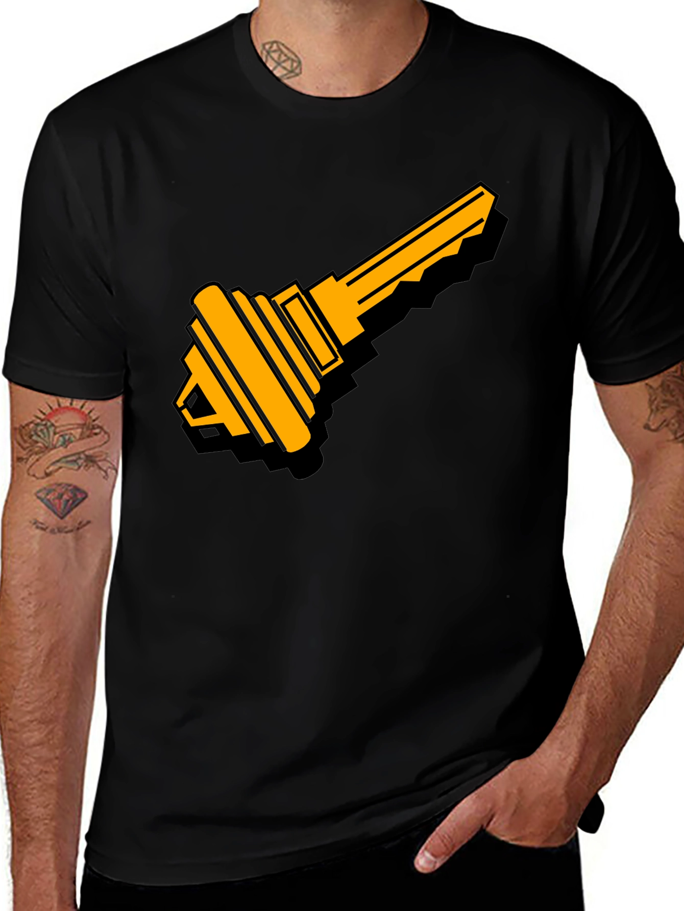 Variant 4 of Key Graphic T-Shirt - Unlock Your Style!