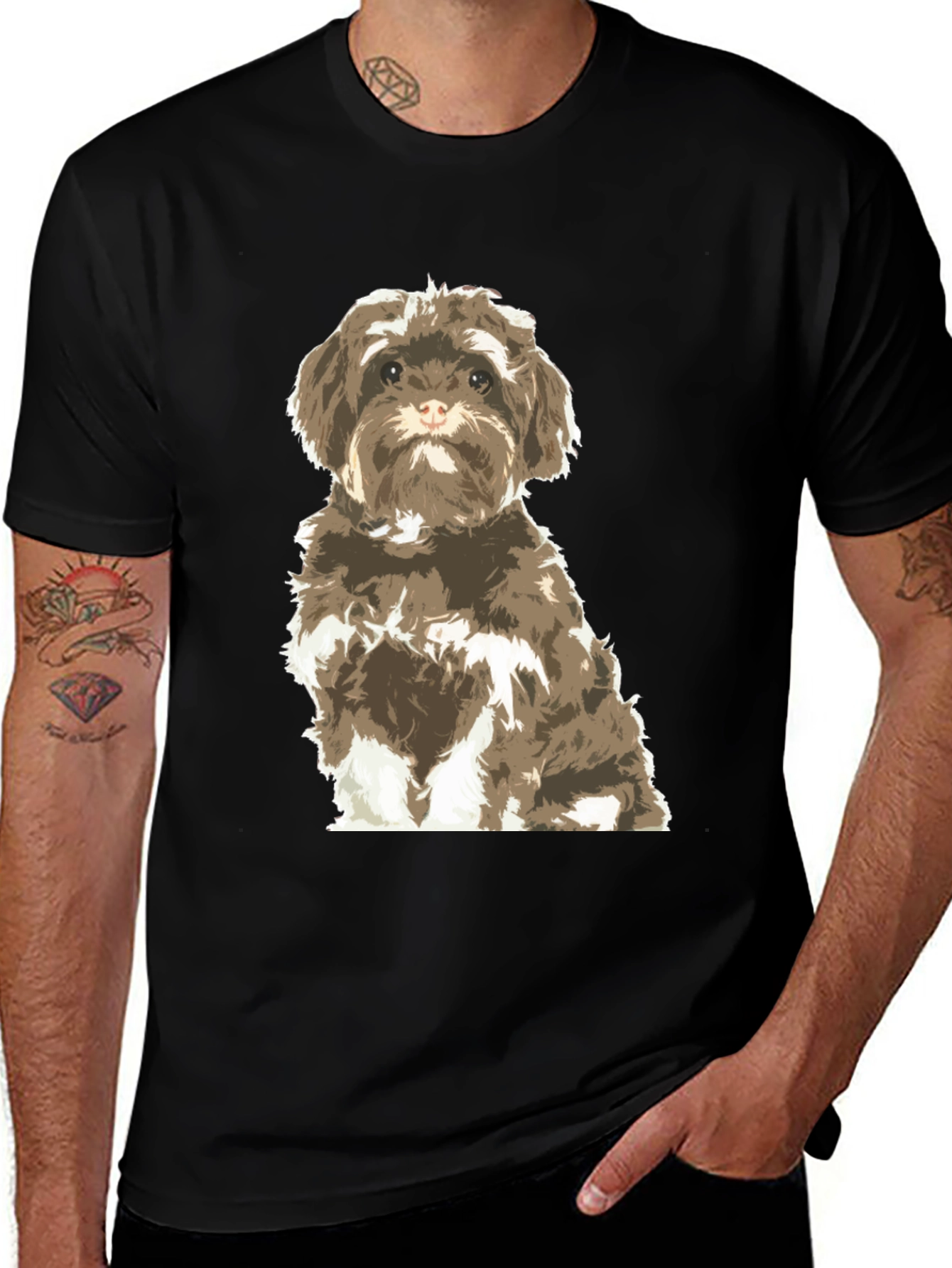 Variant 8 of Dog Graphic T-Shirt | Cute Puppy Tee