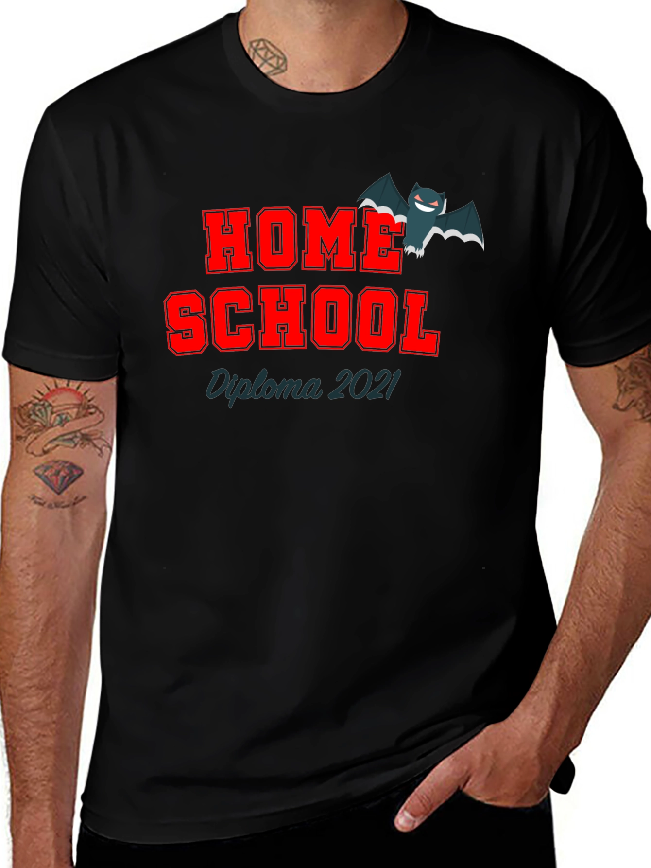 Homeschool Diploma 2021 Graphic T-Shirt