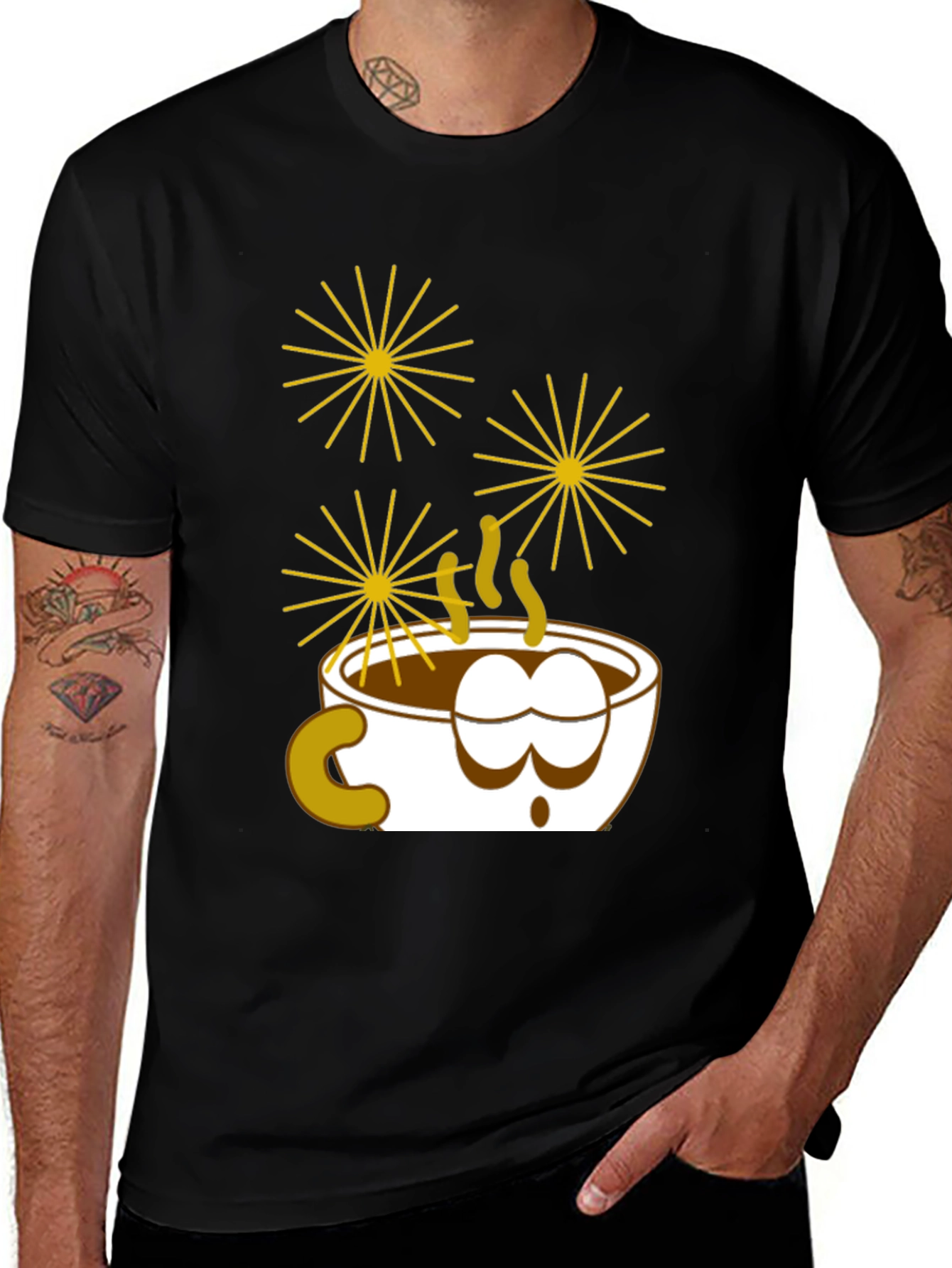 Variant 30 of Coffee Cup Graphic T-Shirt - Unique Design