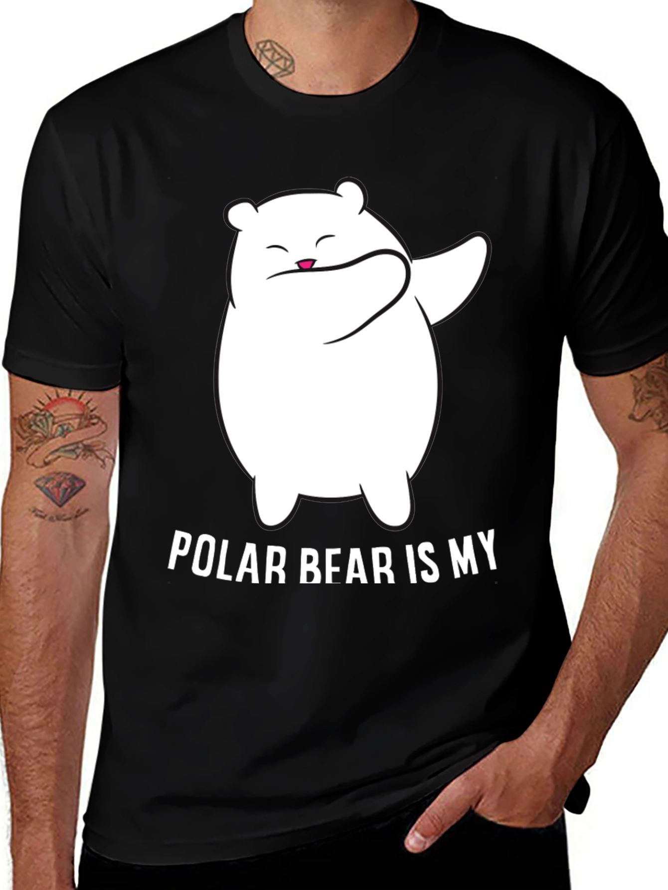 Variant 3 of Polar Bear is My Spirit Animal Tee