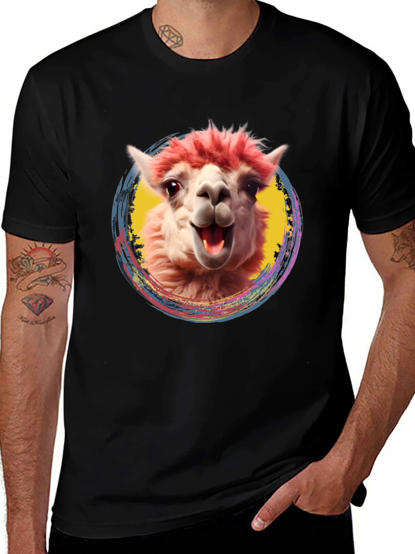 Variant 12 of Alpaca Graphic Tee - Fun Animal Shirt