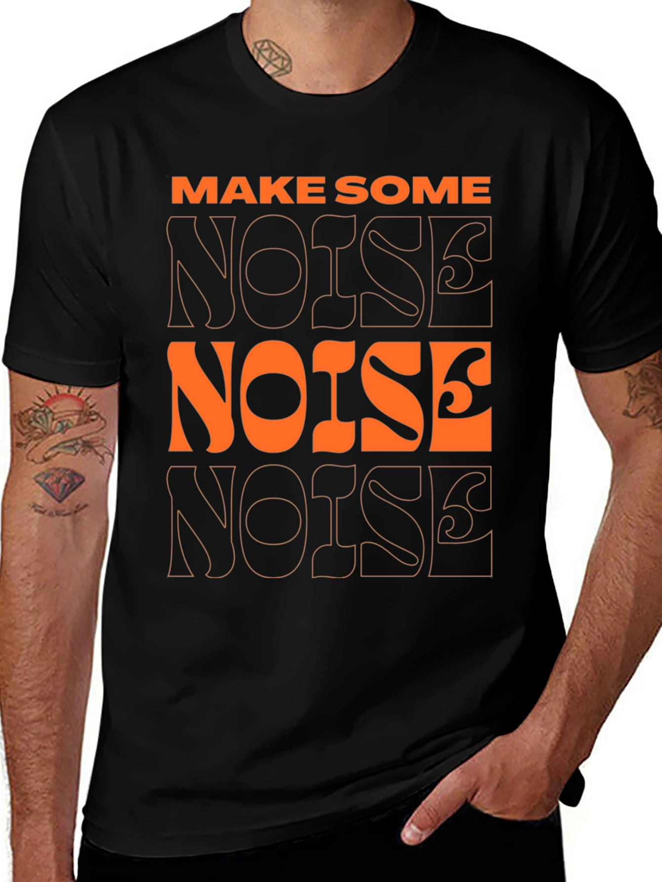 Variant 19 of Make Some Noise Graphic Tee