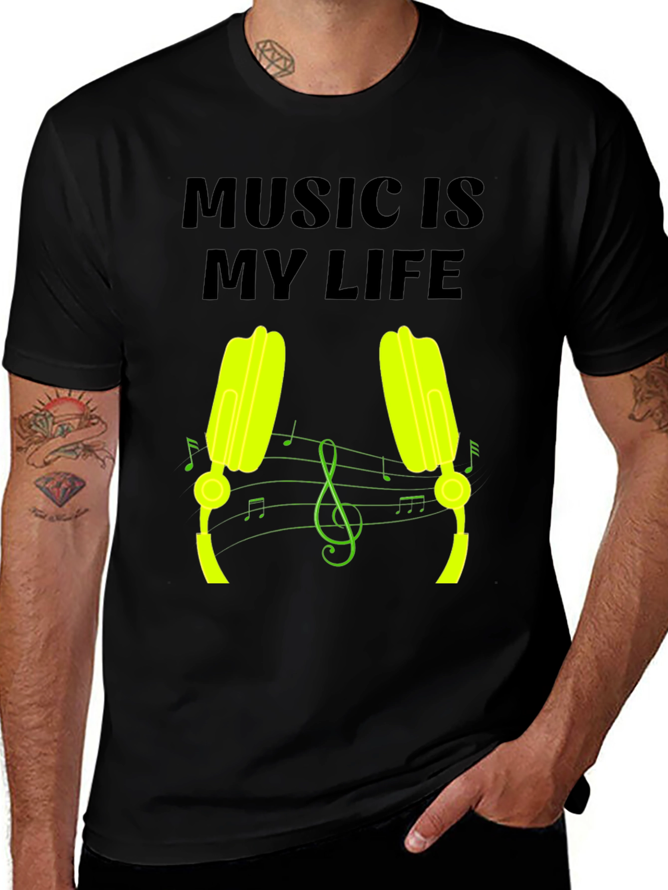 Music is My Life Graphic Tee
