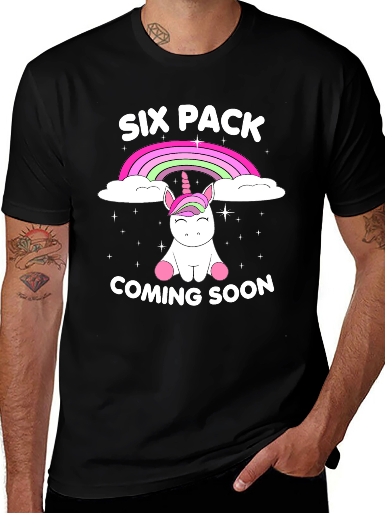 Variant 10 of Unicorn Six Pack Coming Soon T-Shirt