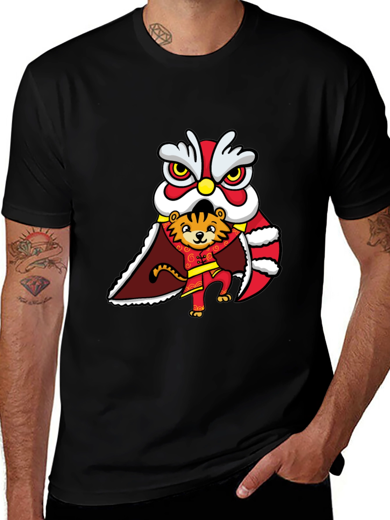 Year of the Tiger Lion Dance T-Shirt