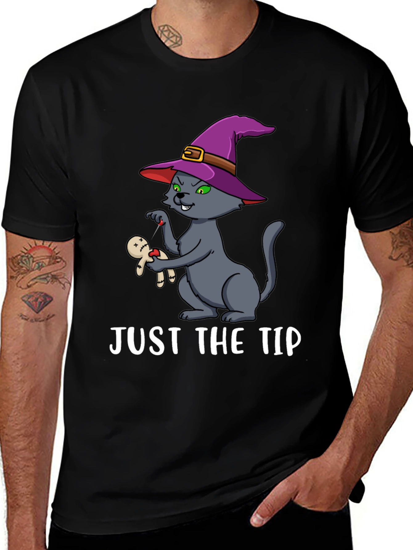 Variant 22 of Just the Tip Cat Voodoo T-Shirt