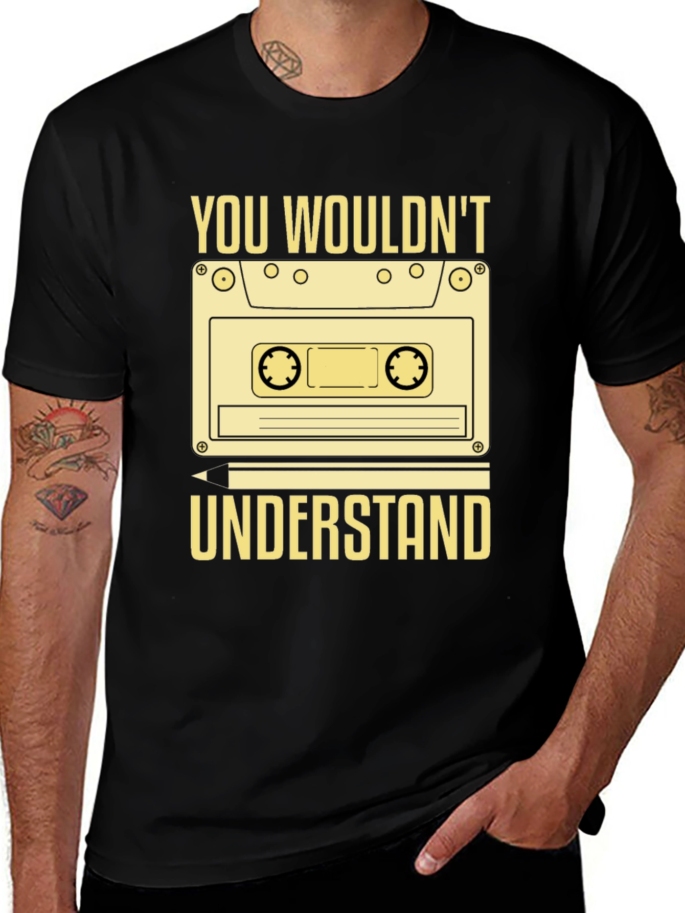 Variant 4 of Retro Cassette Tape Graphic Tee