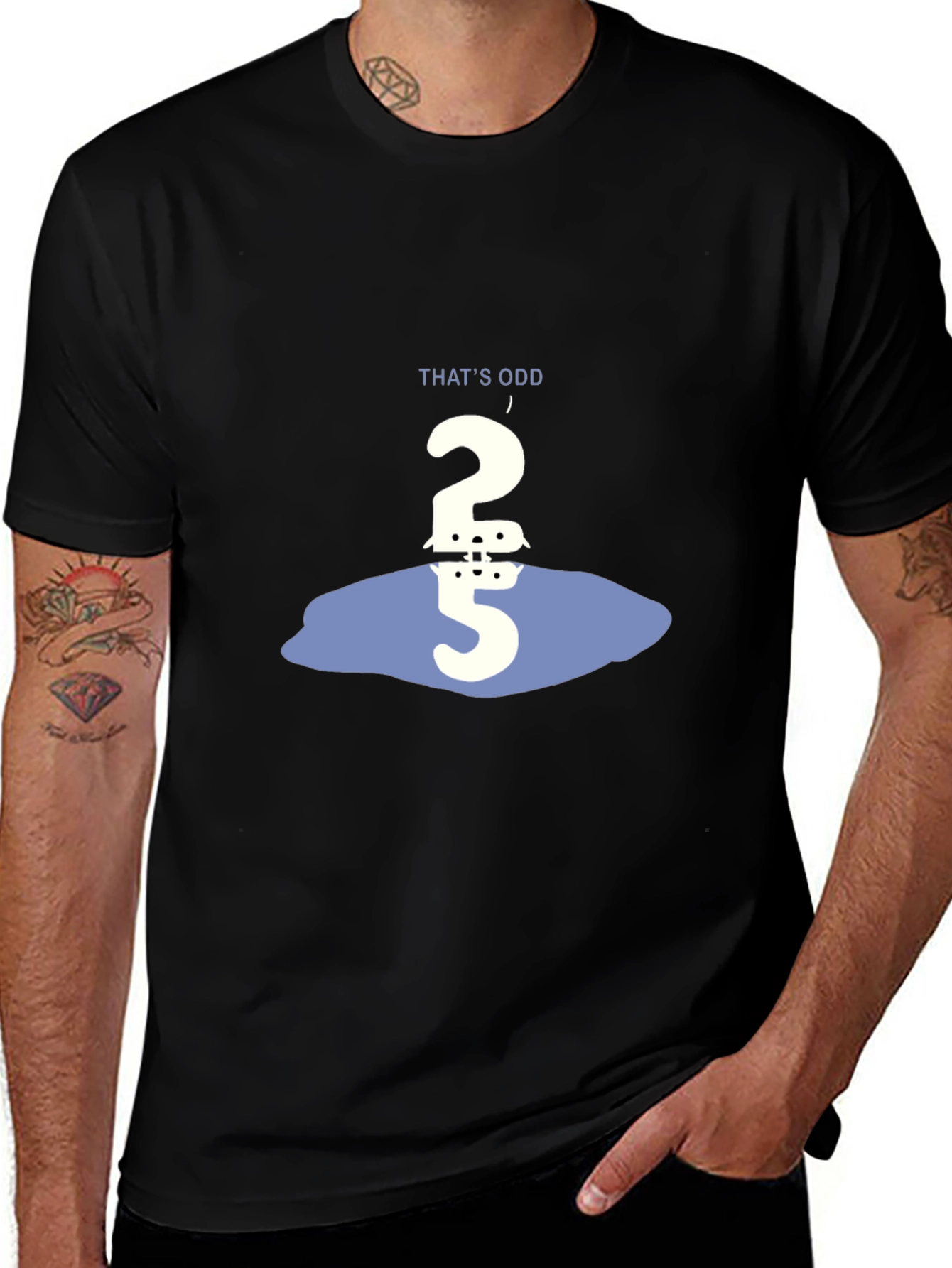 That's Odd Number Humor Graphic Tee