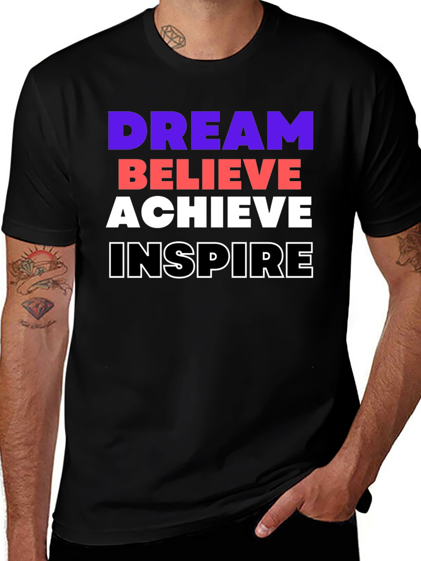 Variant 30 of Dream Believe Achieve Inspire T-Shirt