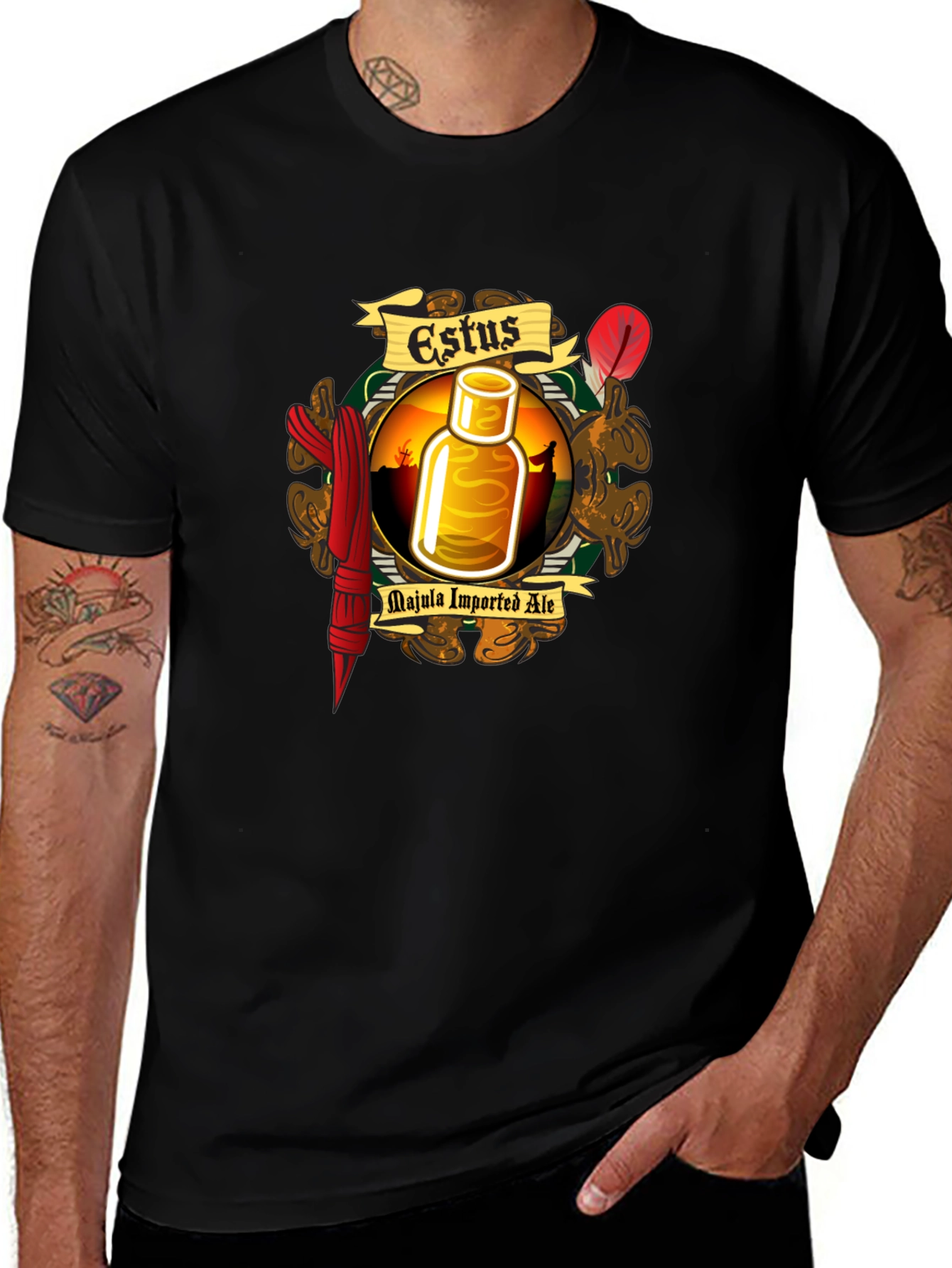 Estus Flask Majula Imported Ale T-Shirt