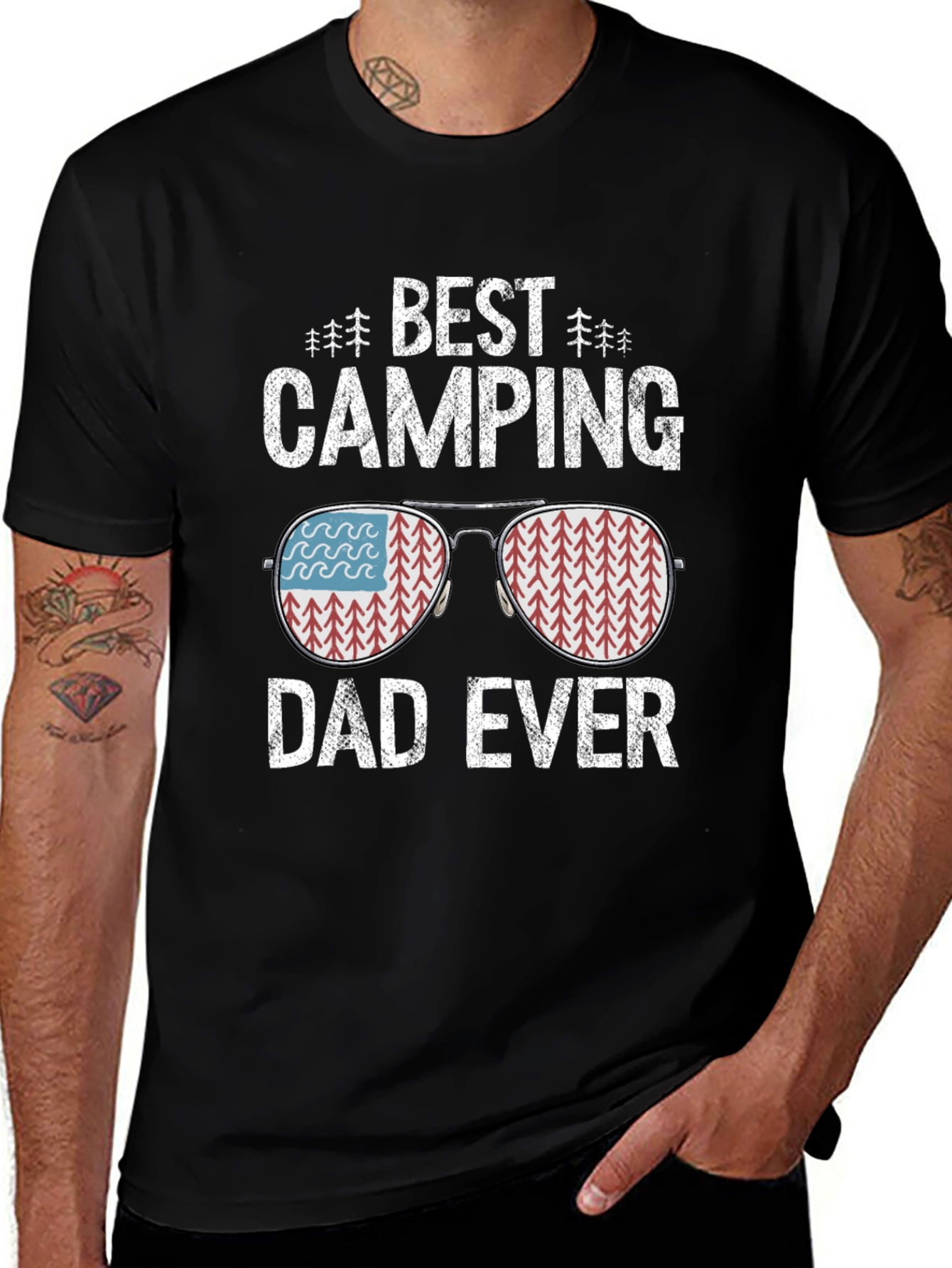 Variant 19 of Best Camping Dad Ever T-Shirt