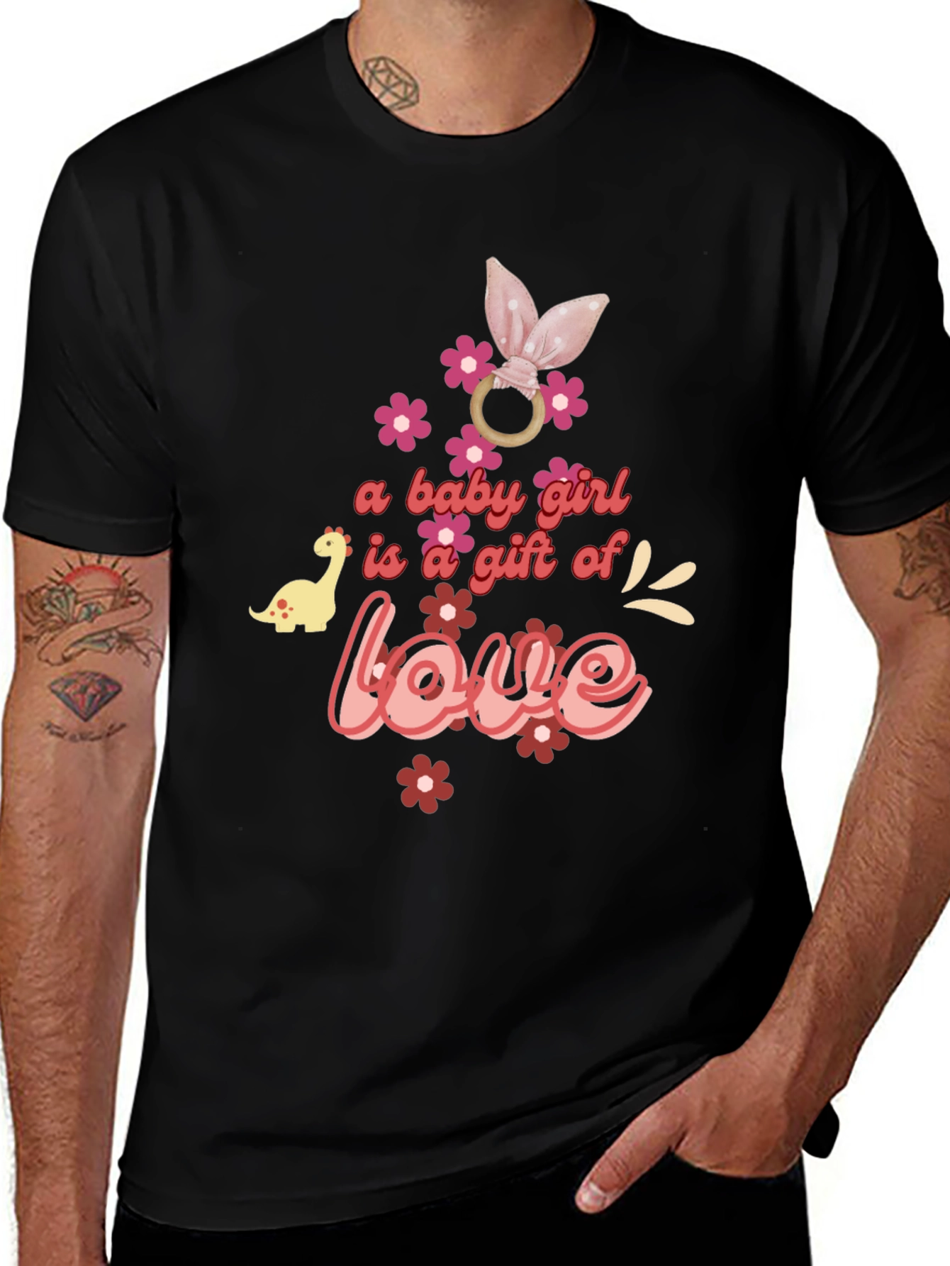 Variant 26 of Baby Girl Gift of Love Graphic Tee - Unisex