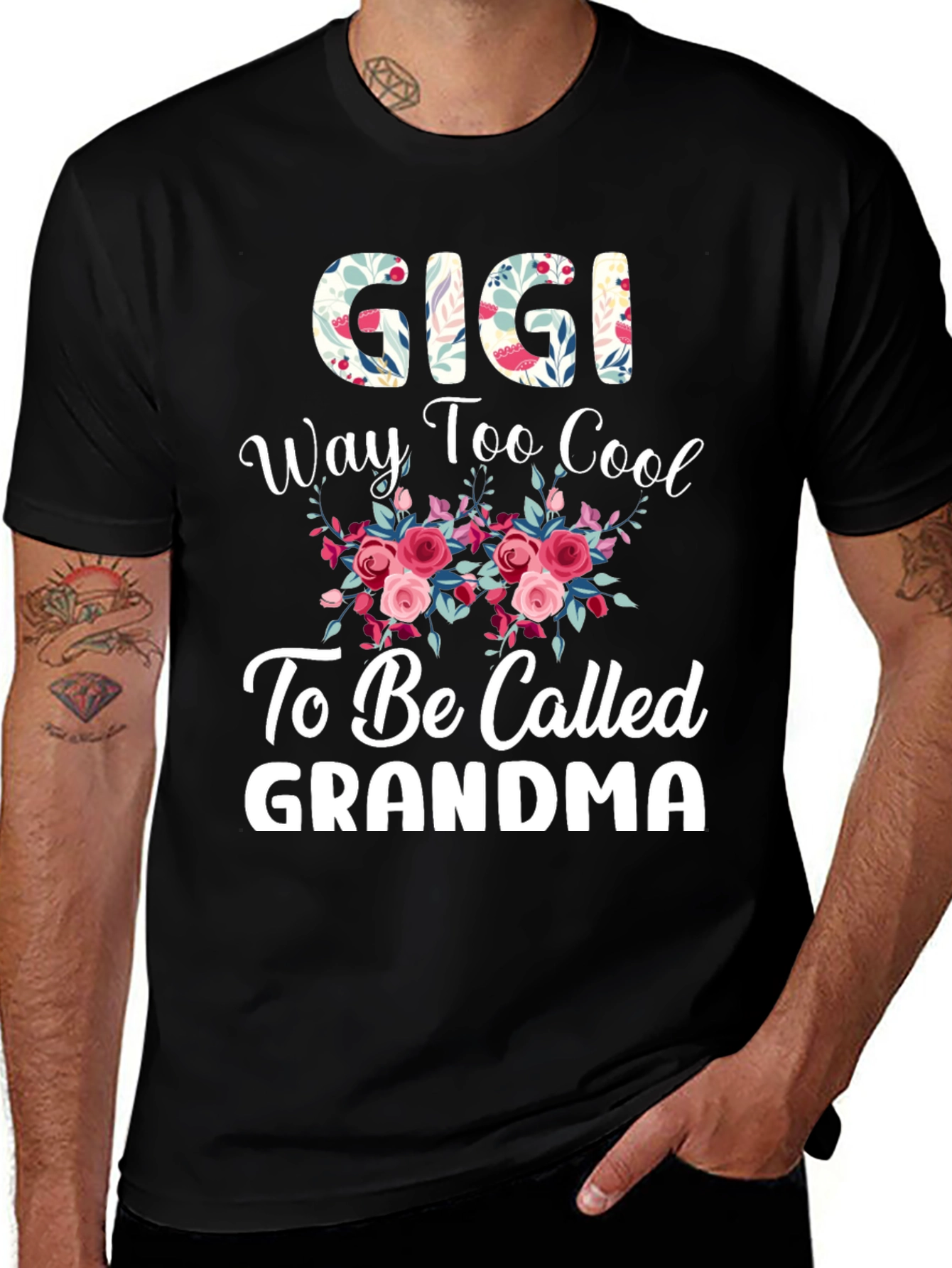 Variant 24 of Gigi Too Cool Grandma Graphic Tee