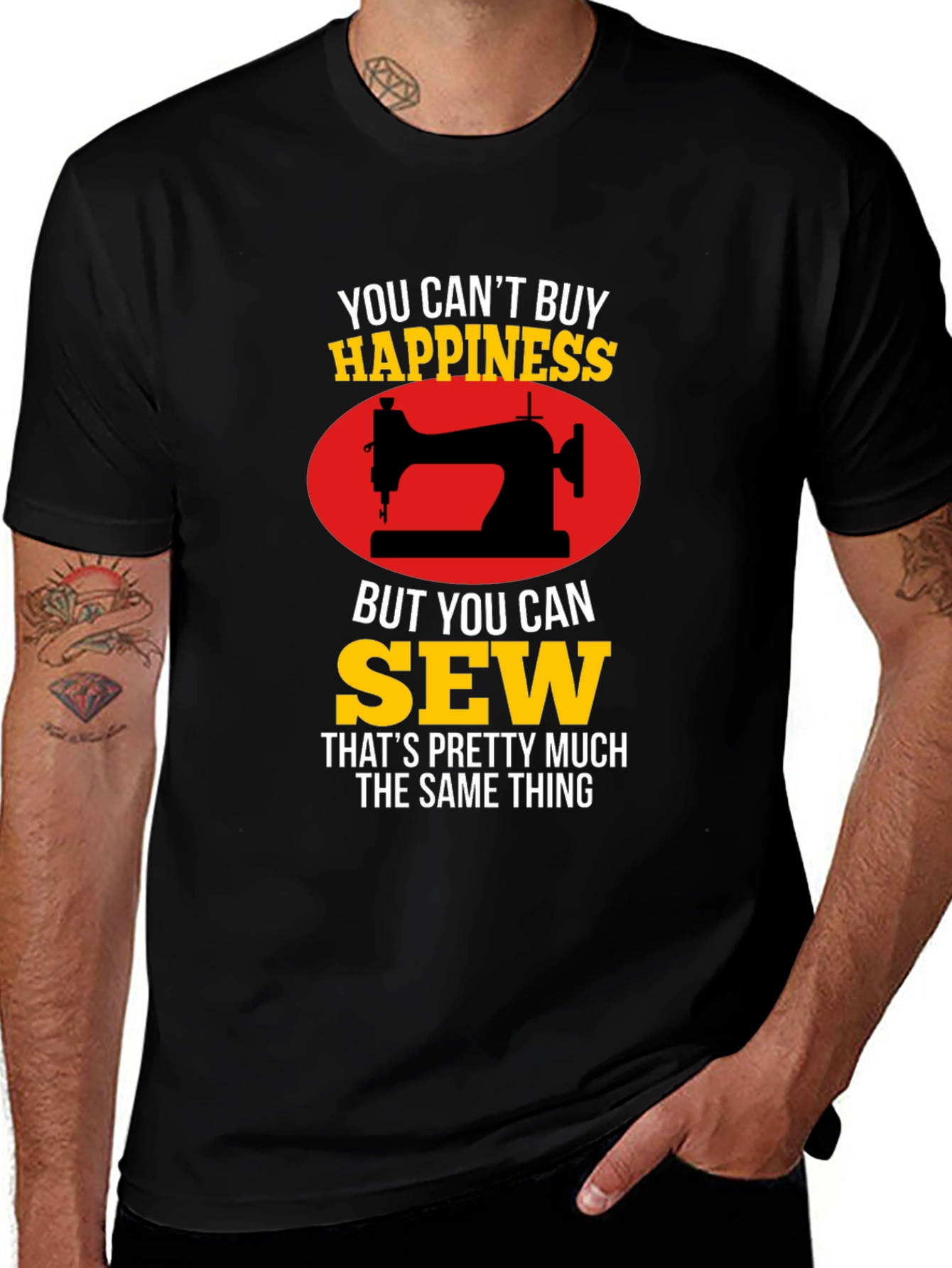 Variant 21 of Sewing Happiness T-Shirt - Gift for Seamstress