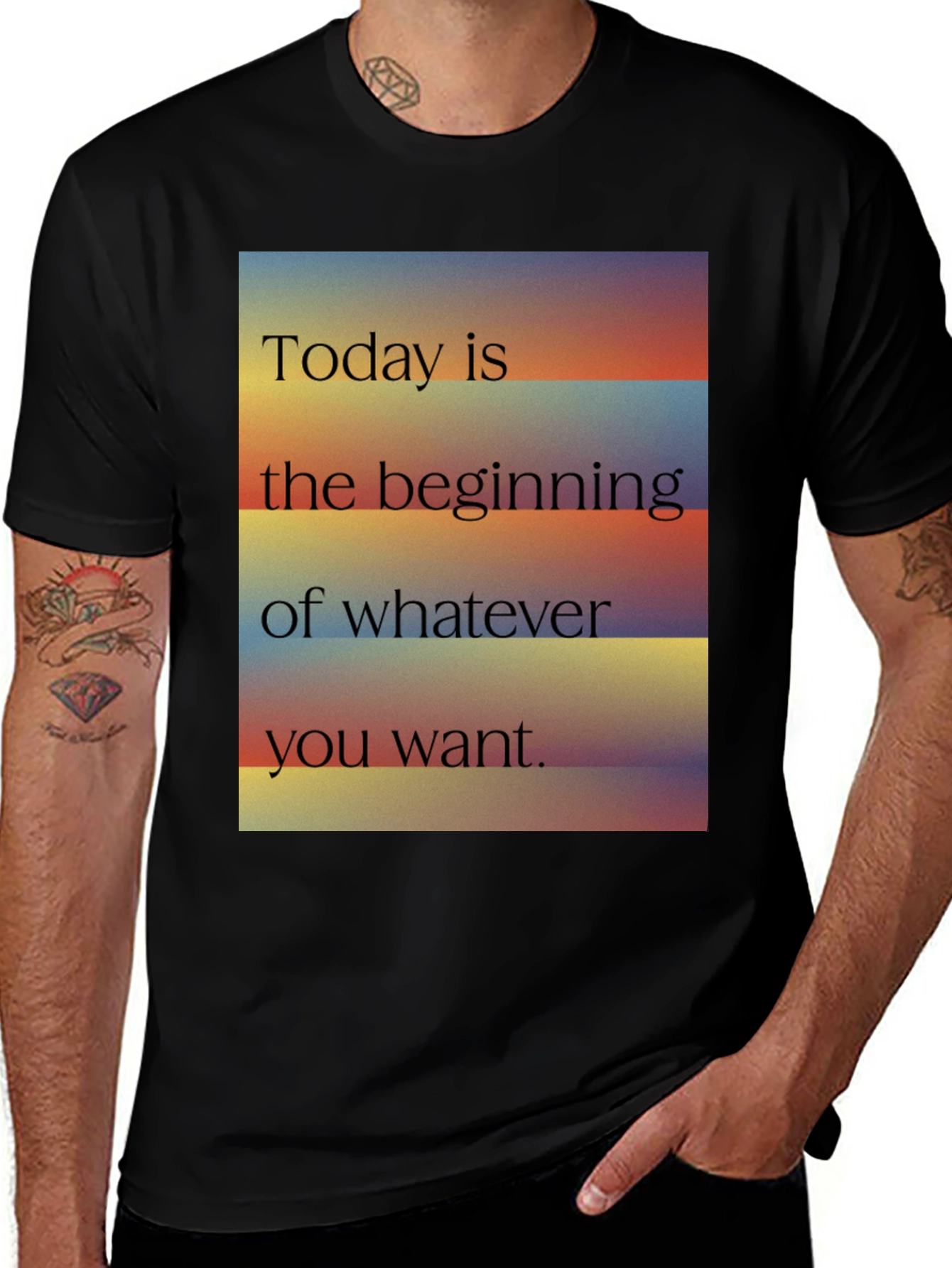 Variant 8 of Inspirational Quote Graphic Tee - Unisex