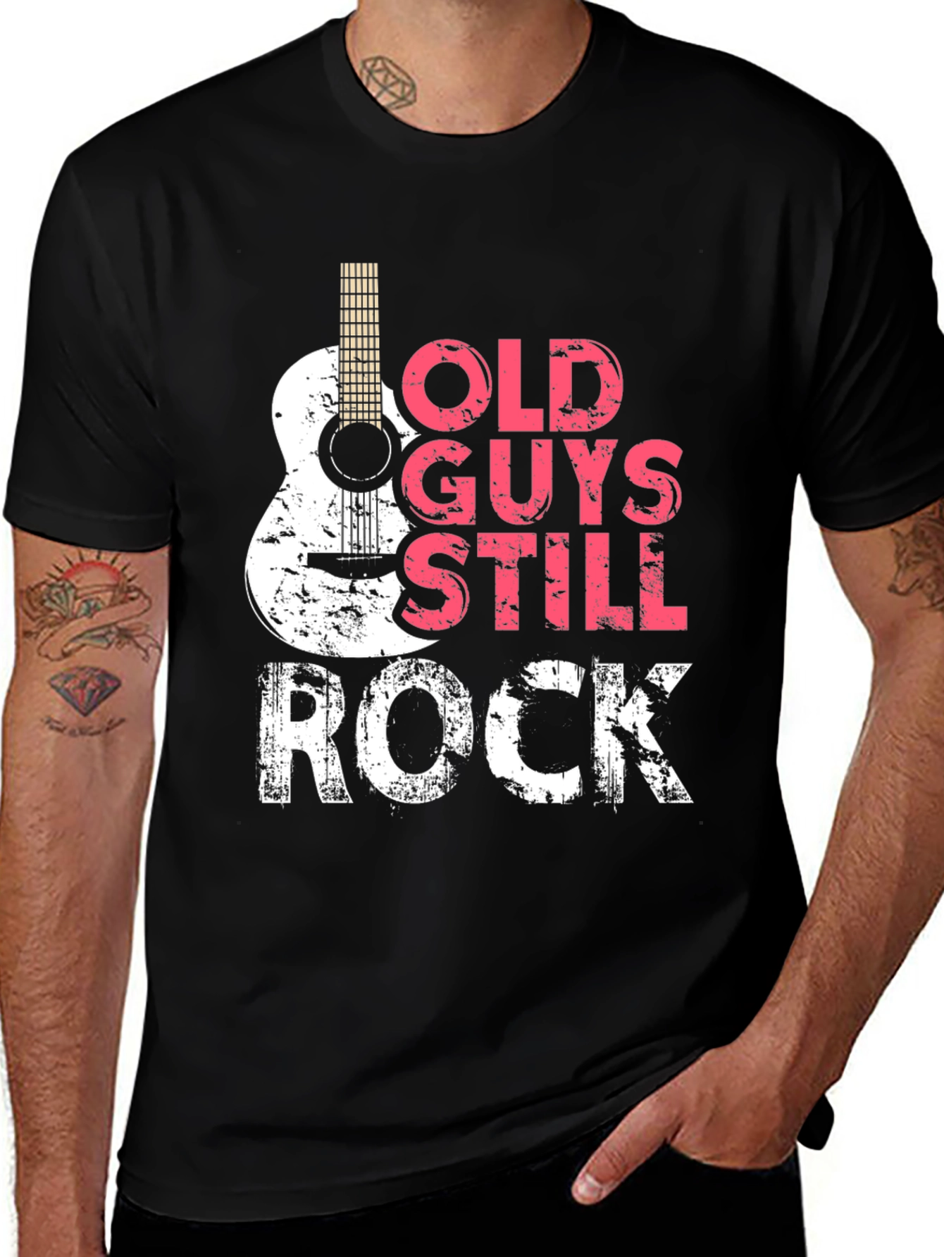 Variant 27 of Old Guys Still Rock Graphic Tee