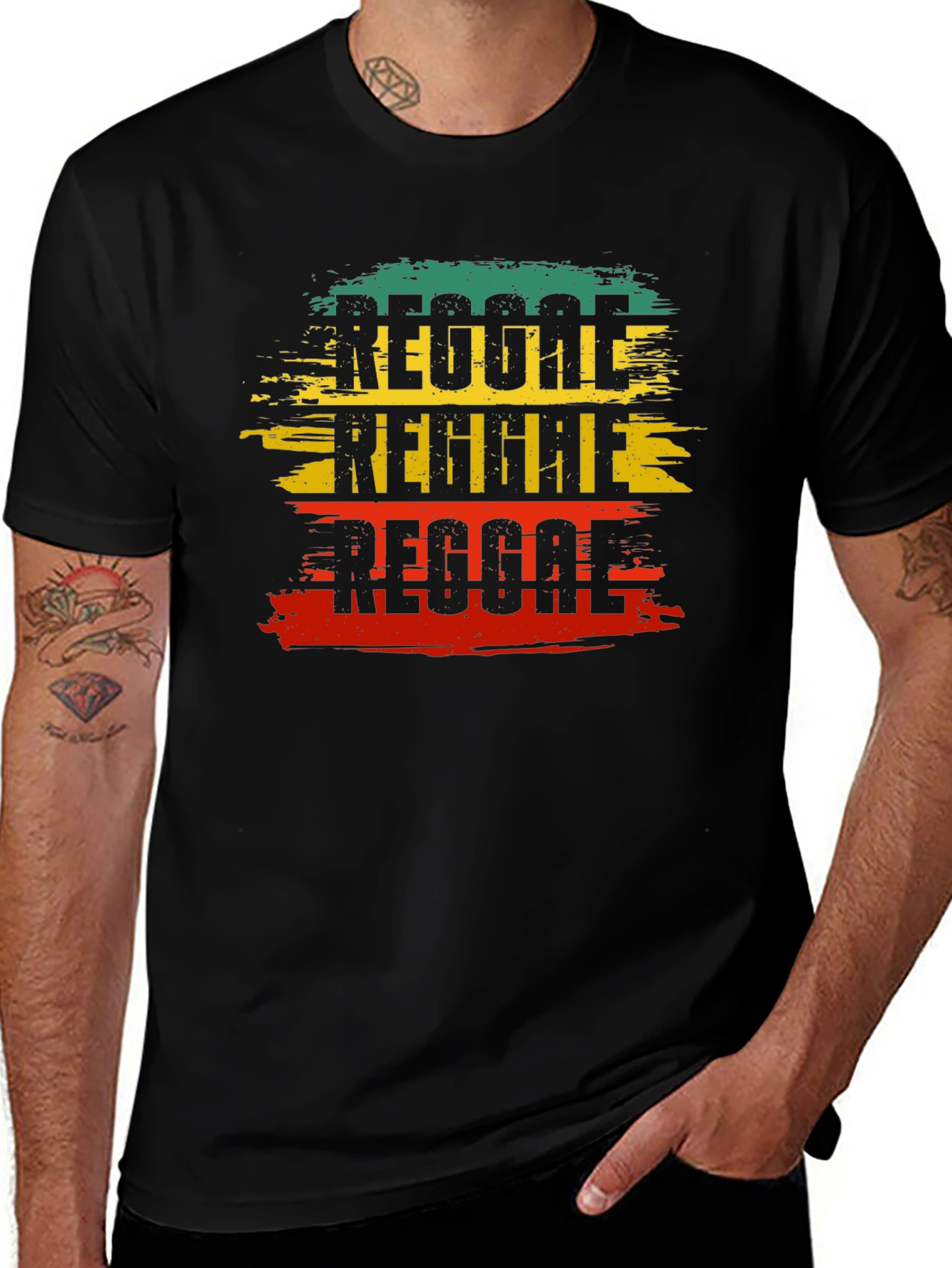 Reggae T-Shirt: Rasta Colors Tee