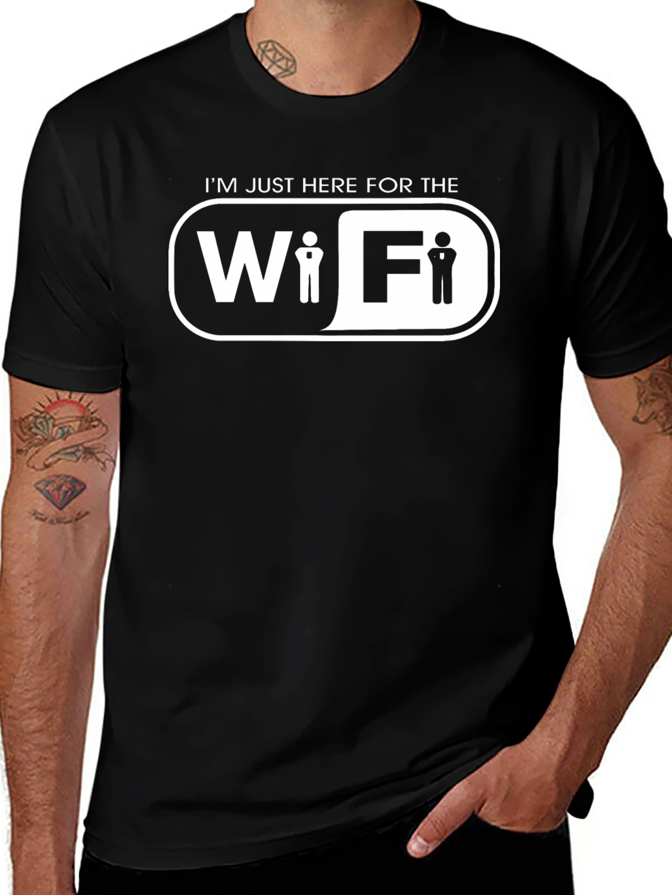 Wi-Fi Humor Graphic Tee