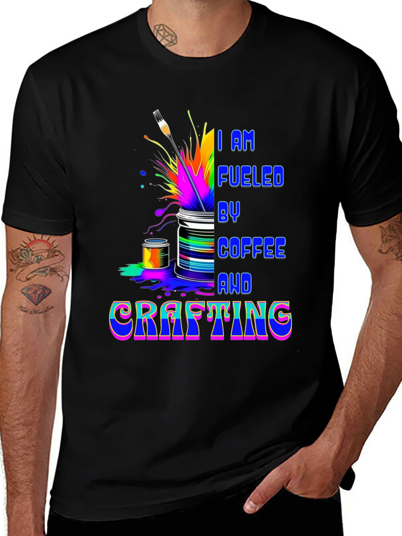 Fuelled By Coffee and Crafting T-Shirt