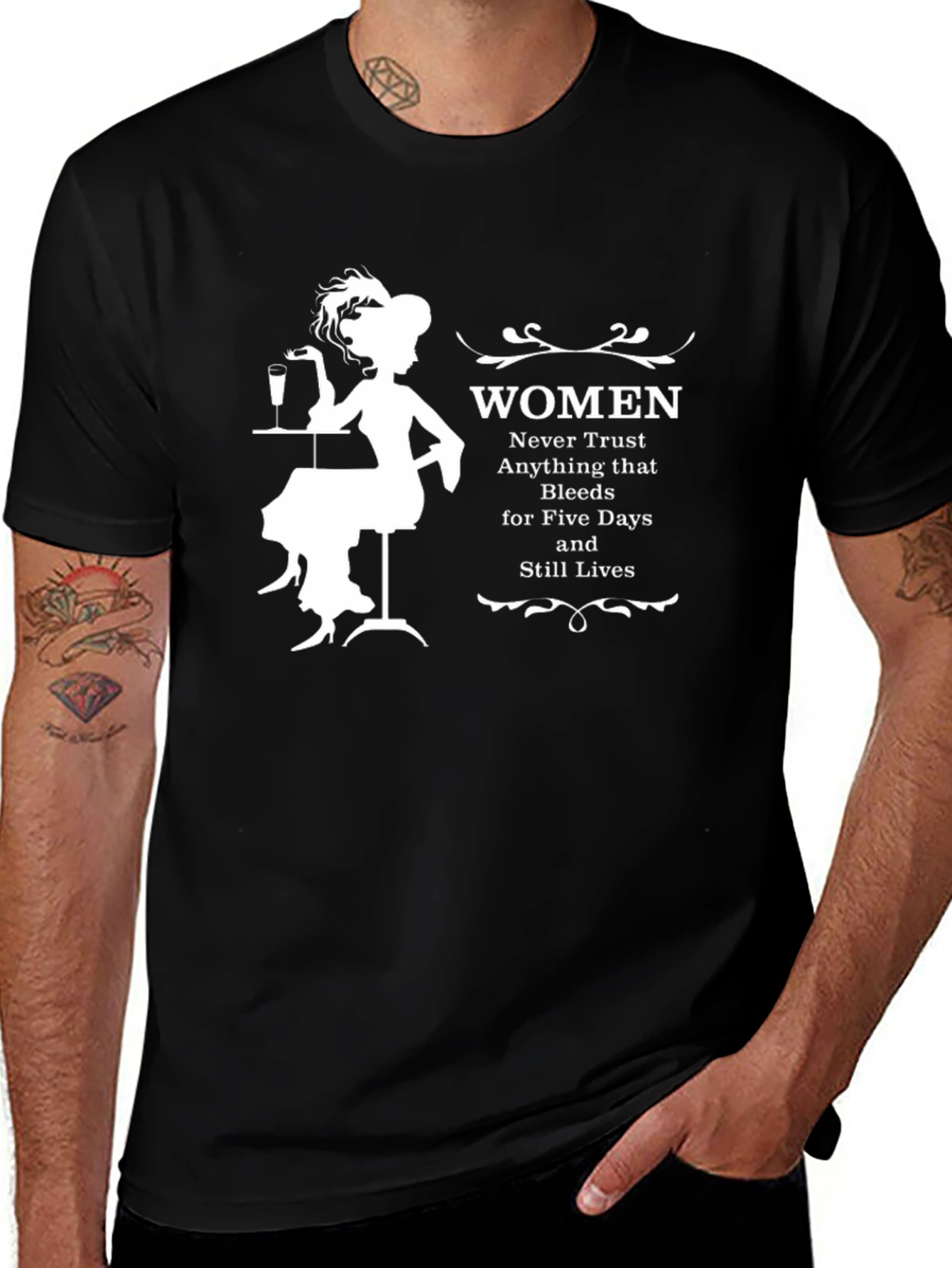 Variant 6 of Women Bleed Humor T-Shirt