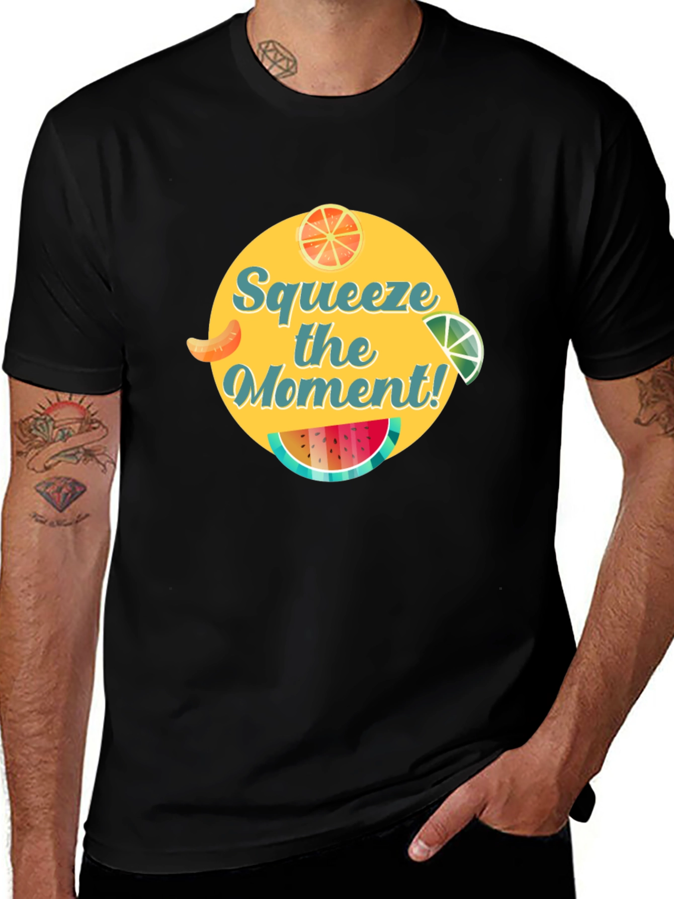 Squeeze the Moment Graphic T-Shirt