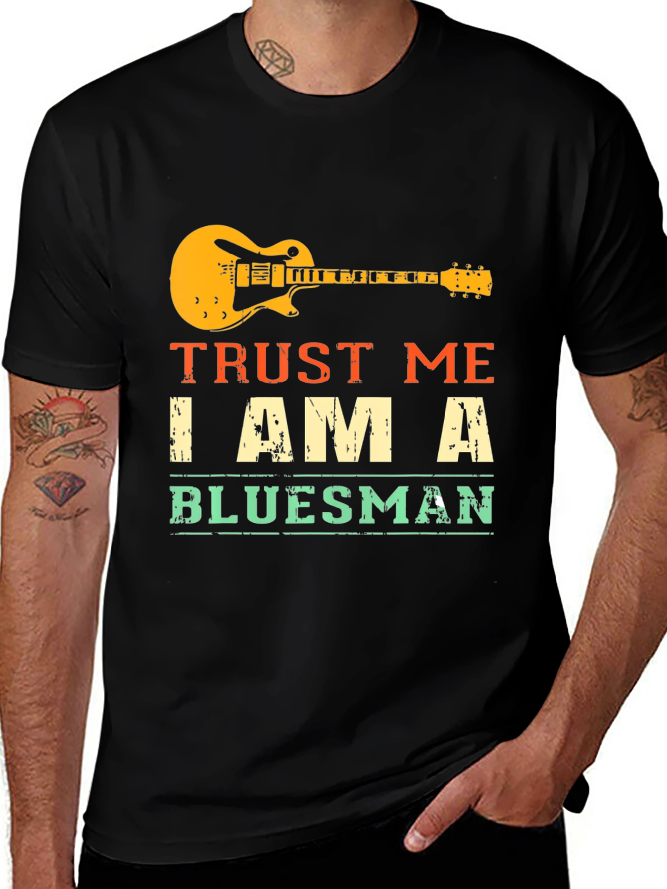 Variant 12 of Trust Me I Am A Bluesman T-Shirt